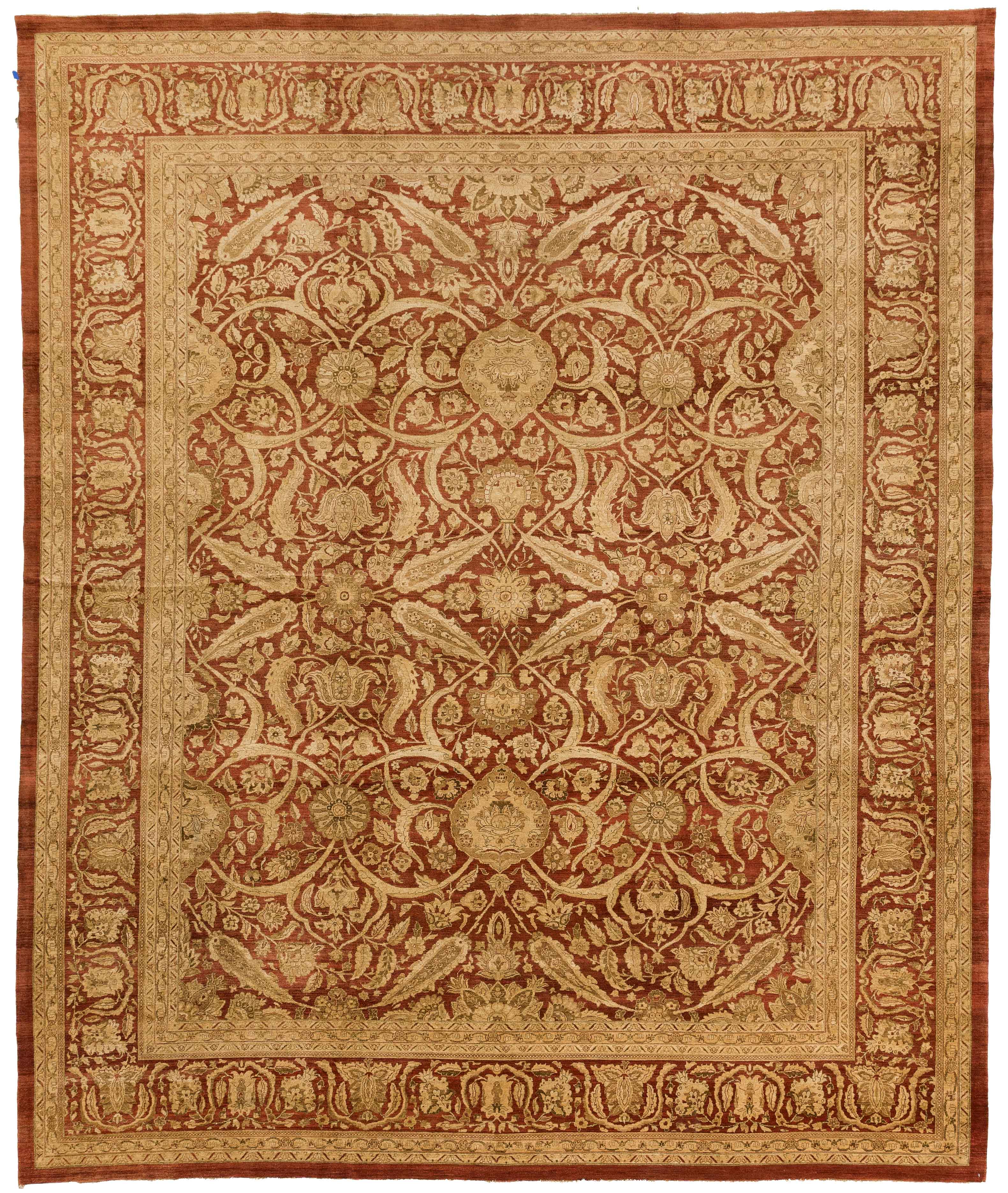 Thumbnail 2 for Persian Tabriz Transitional Rug 13661