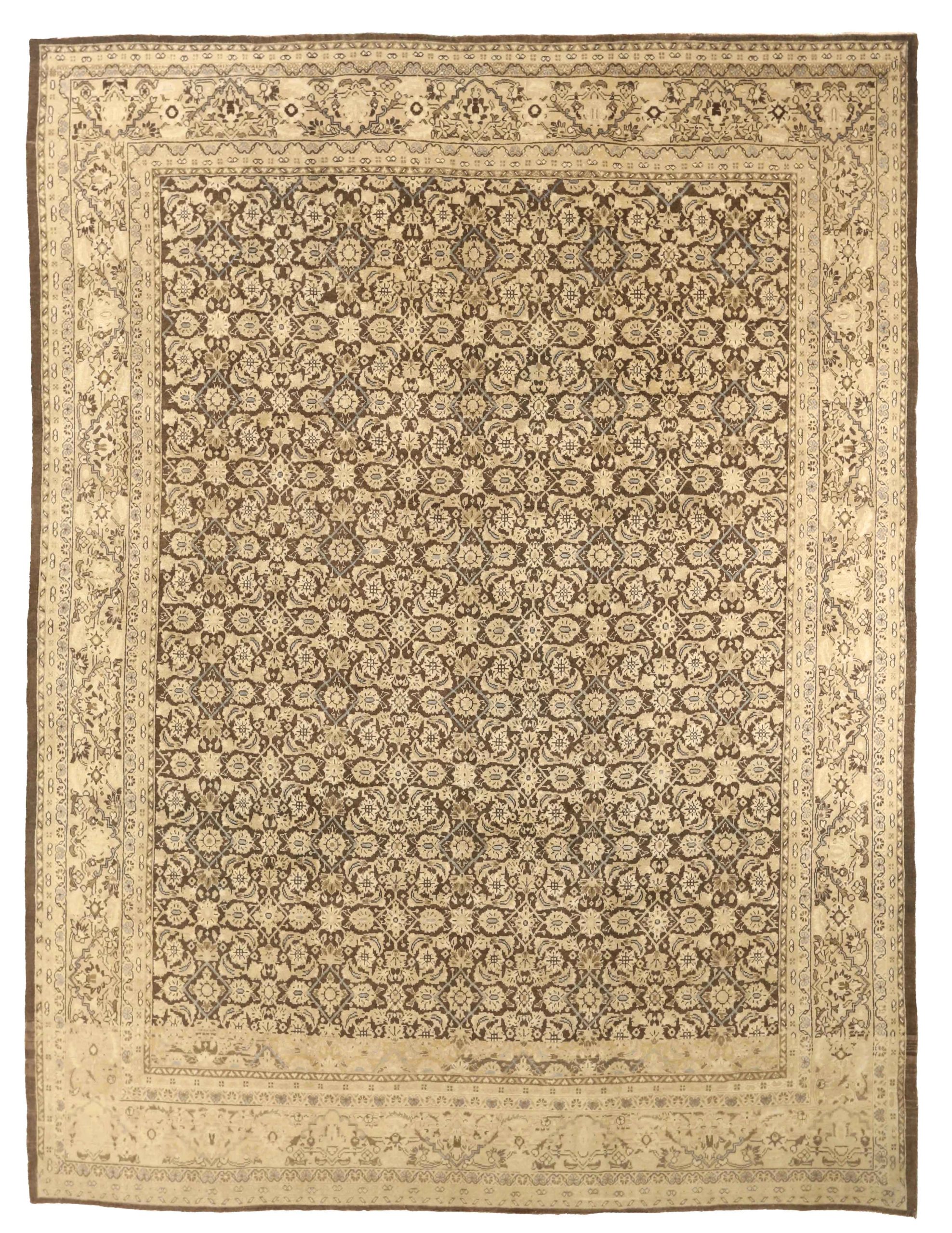 Thumbnail 3 for Antique Persian Mahal Transitional Rug 13672