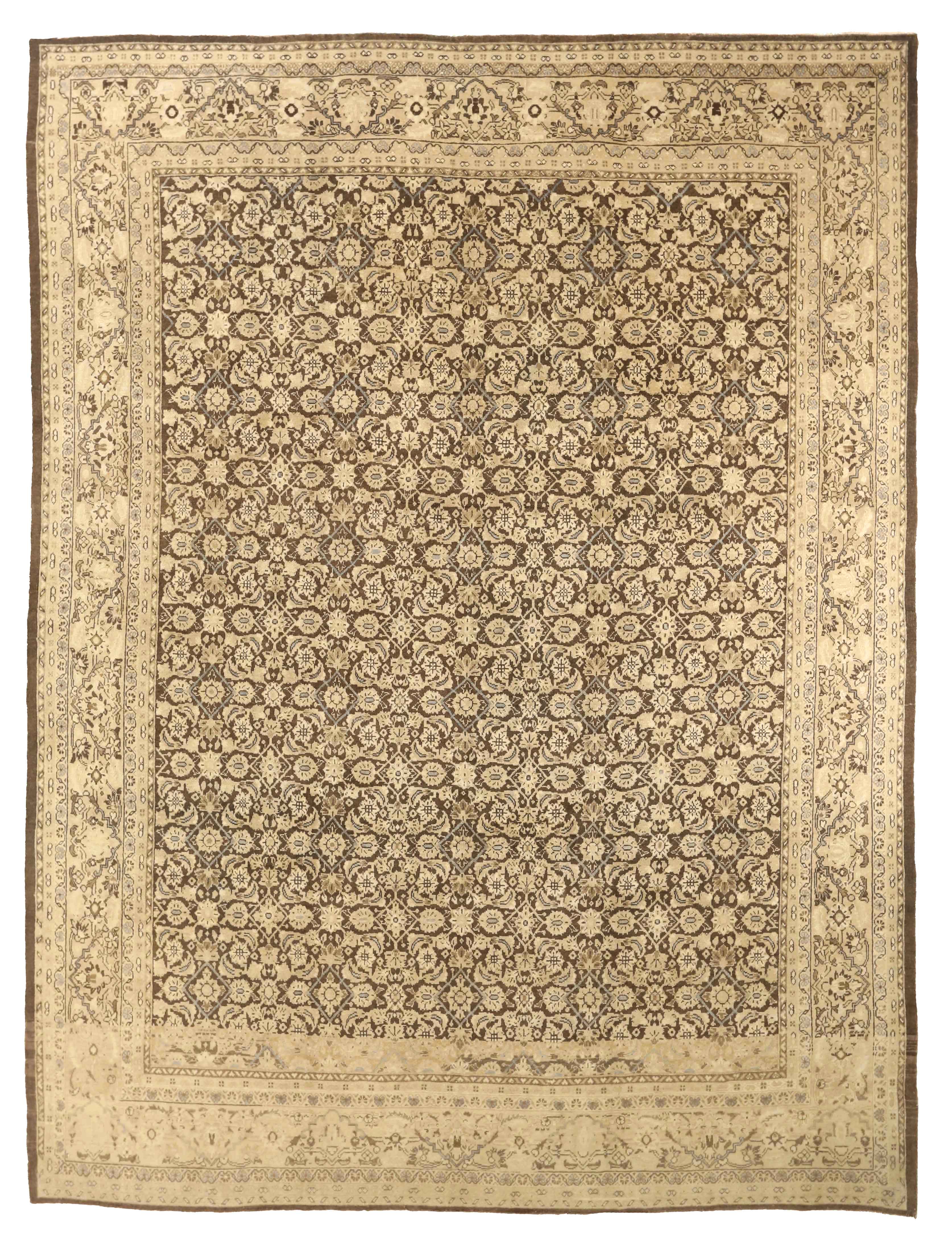 Thumbnail 6 for Antique Persian Mahal Transitional Rug 13672