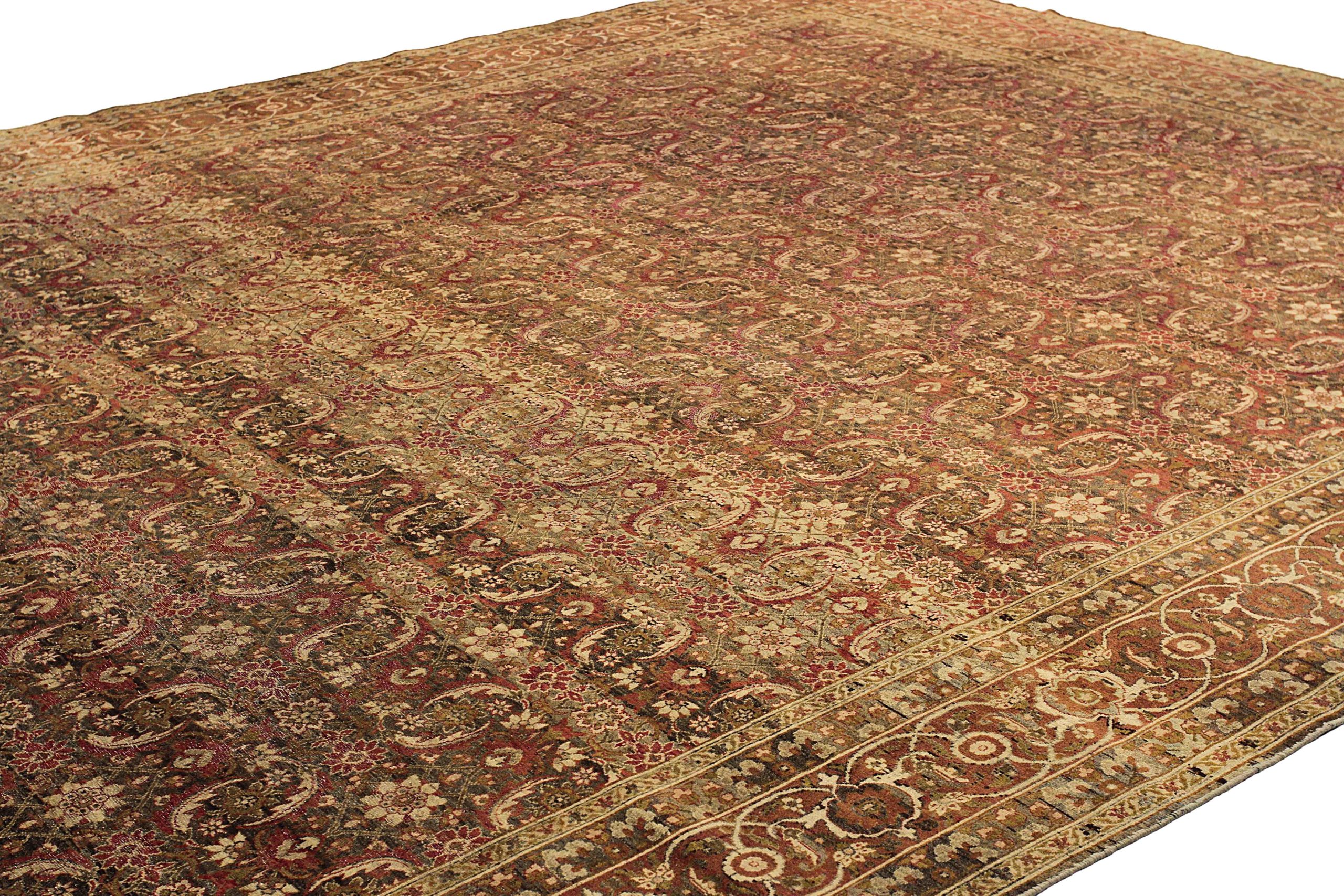 Thumbnail 15 for Antique Persian Yazd Transitional Rug 13688