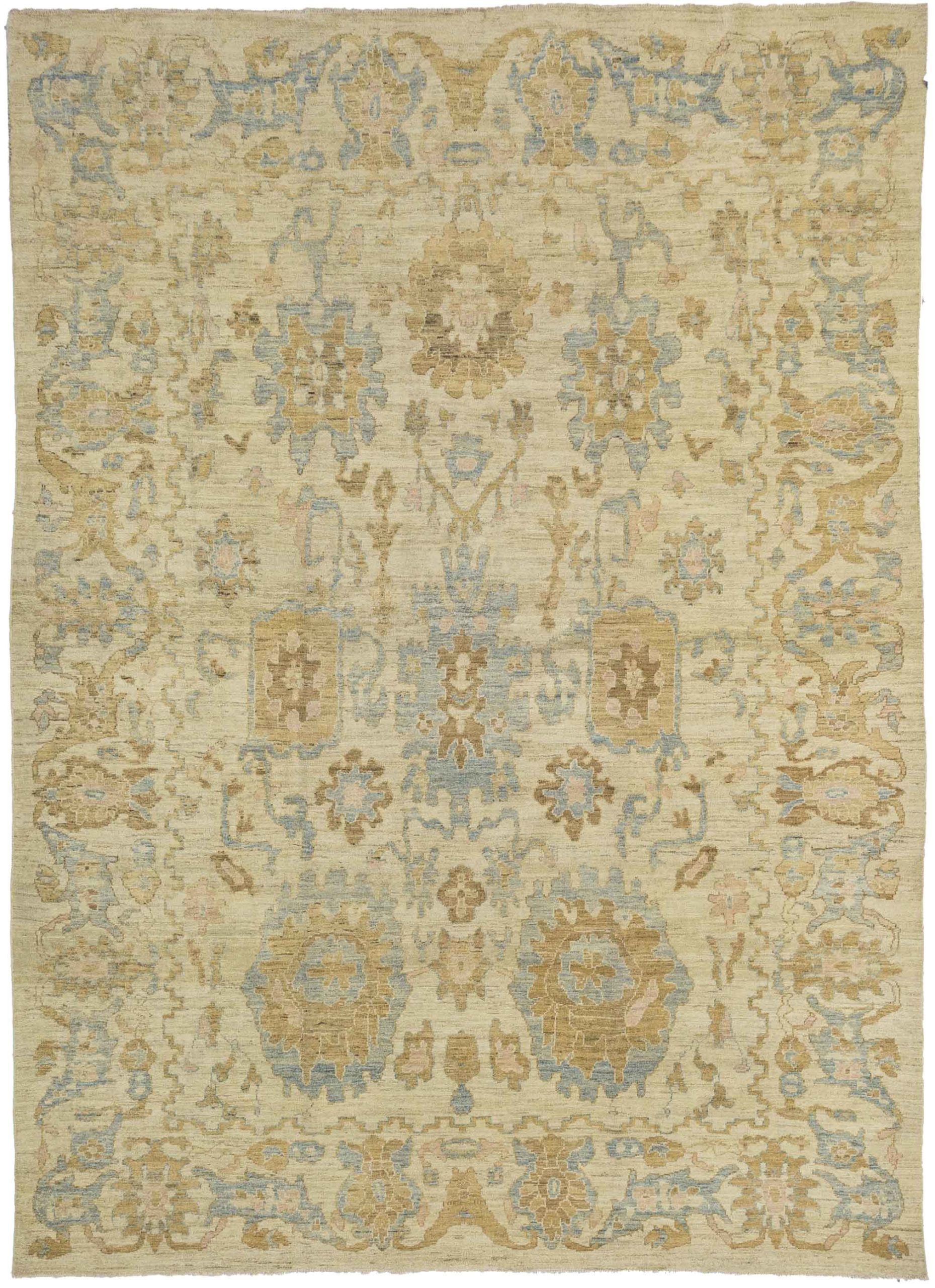 Thumbnail 11 for Turkey Sultanabad Transitional Rug 13742