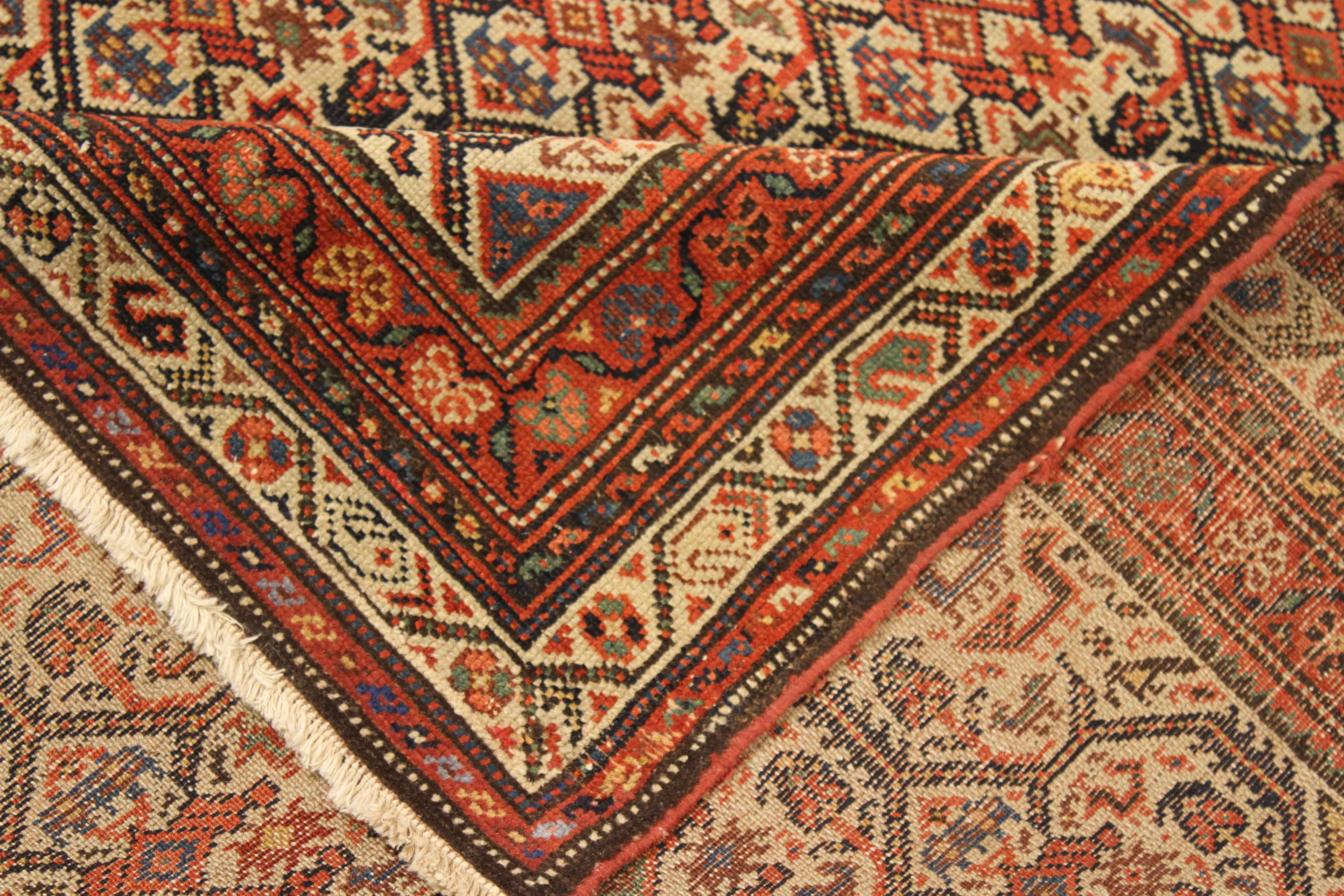 Thumbnail 2 for Antique Persian Malayer Traditional Rug 73326