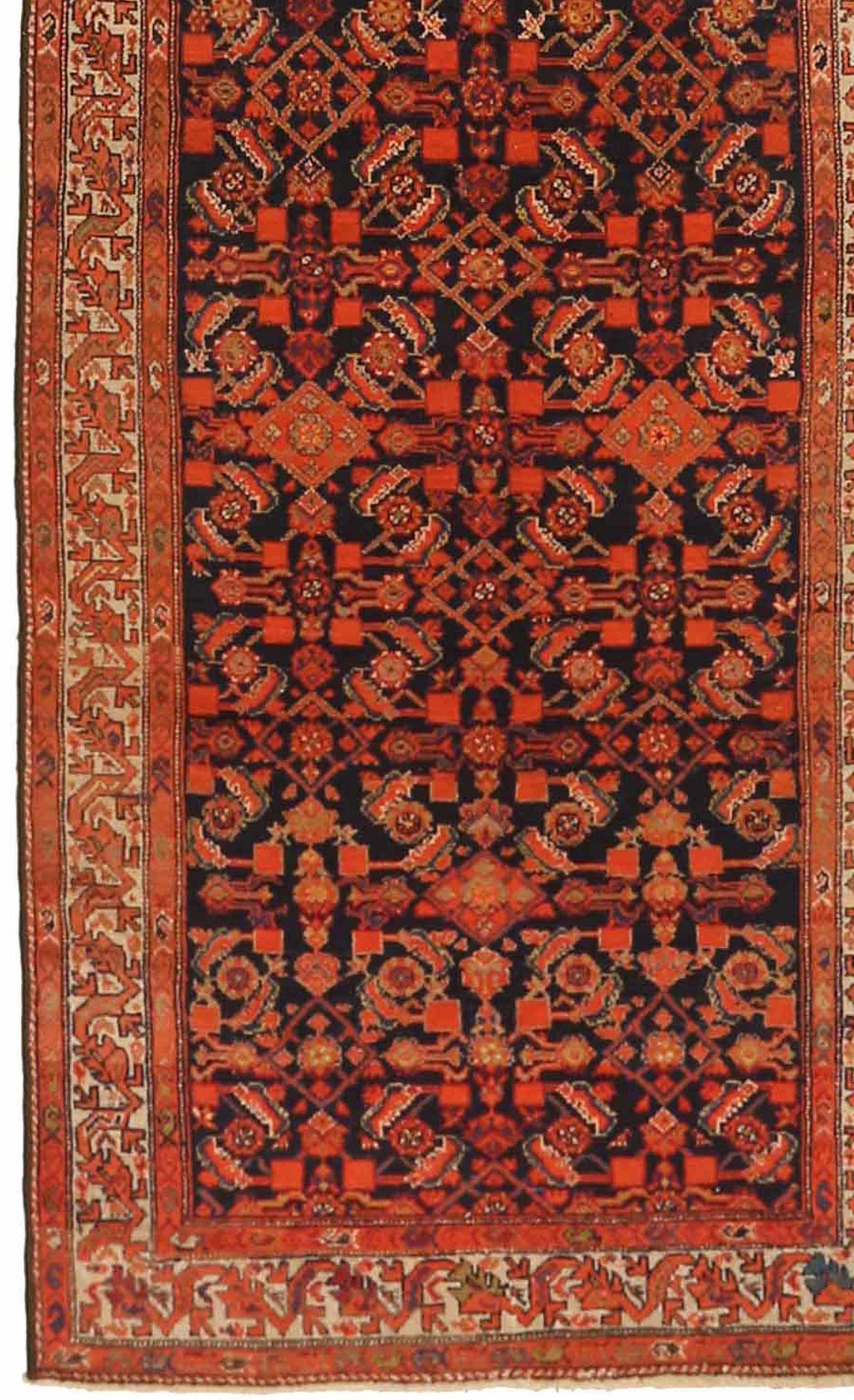 Thumbnail 10 for Antique Persian Malayer Traditional Rug 73327