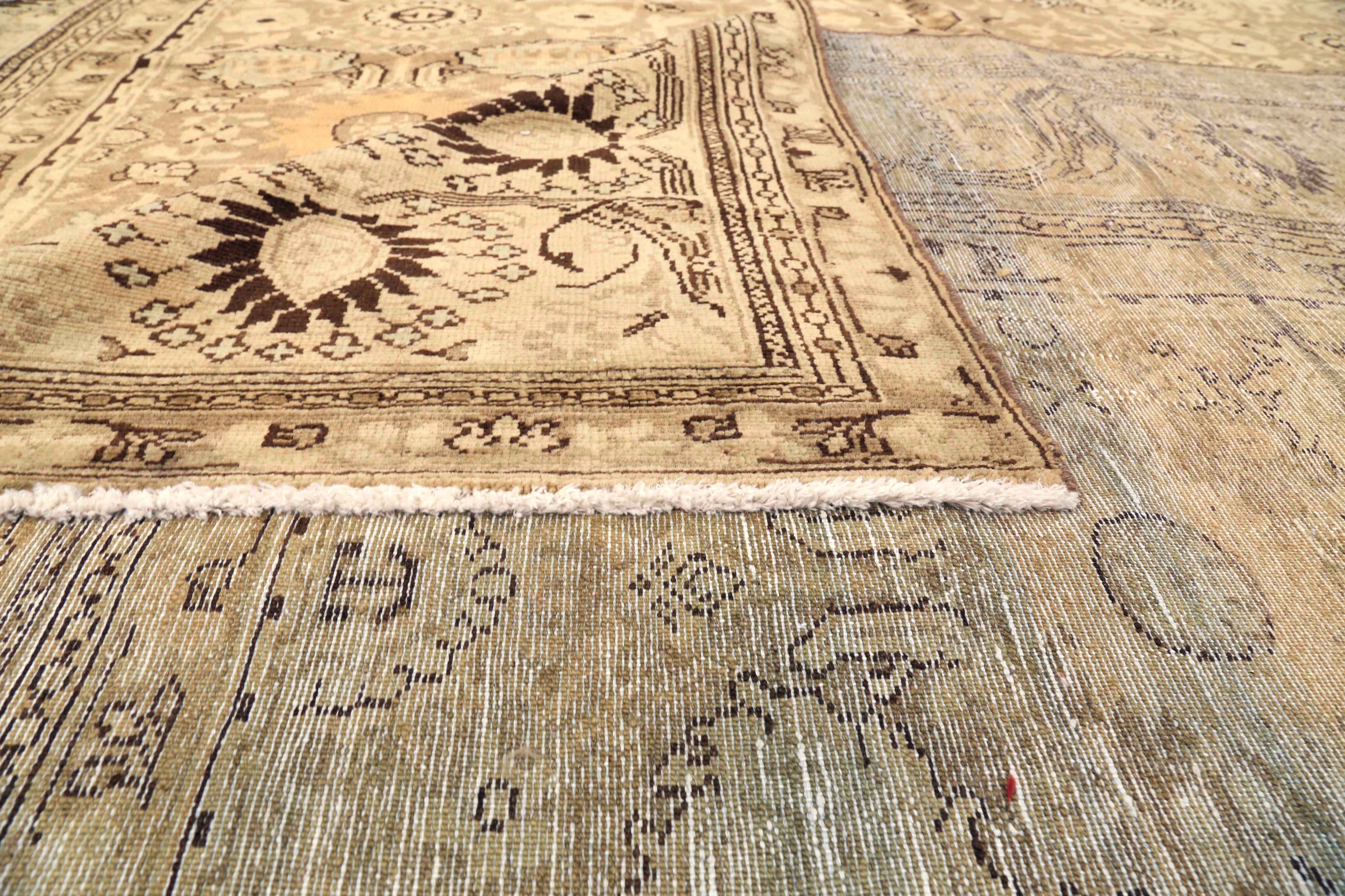 Thumbnail 3 for Antique Persian Malayer Transitional Rug 73282