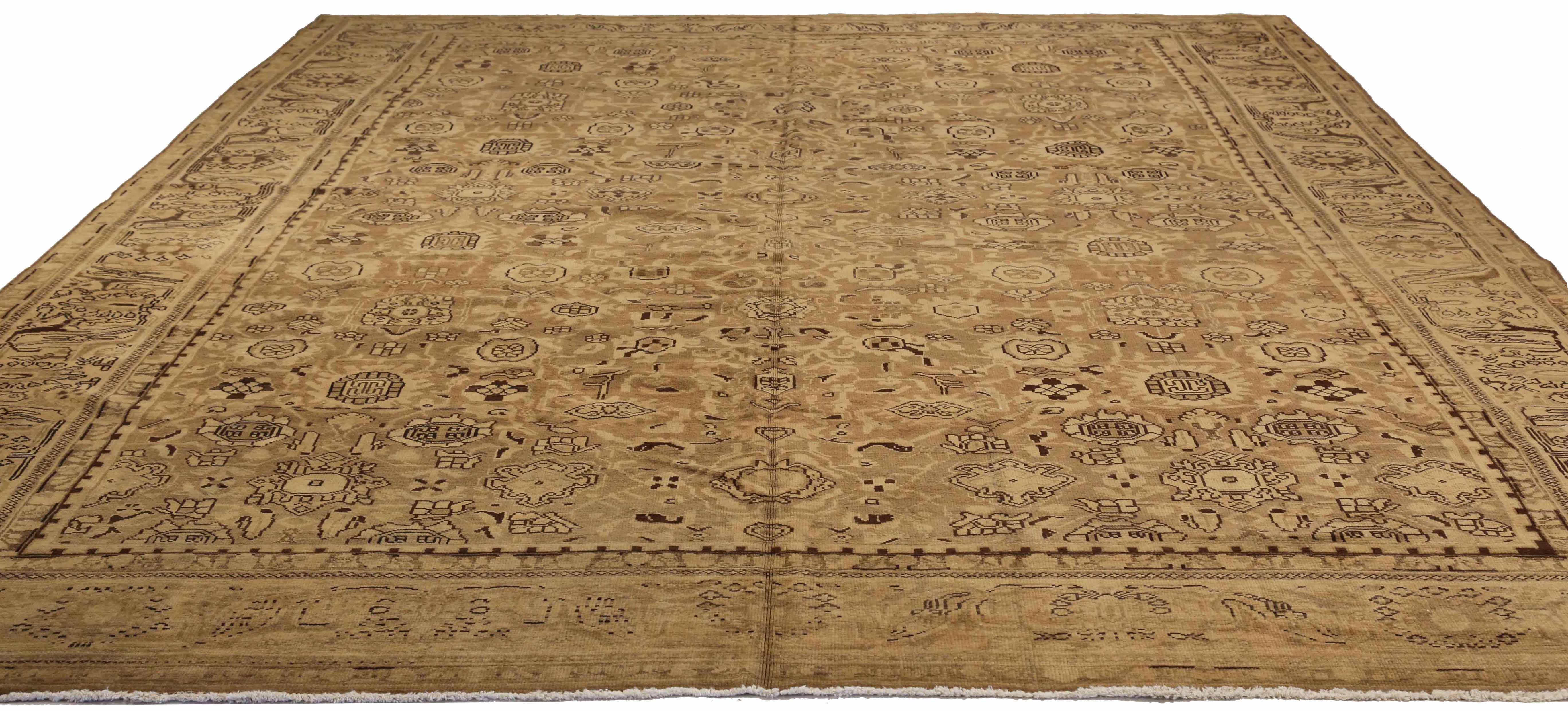 Thumbnail 5 for Antique Persian Malayer Transitional Rug 73283