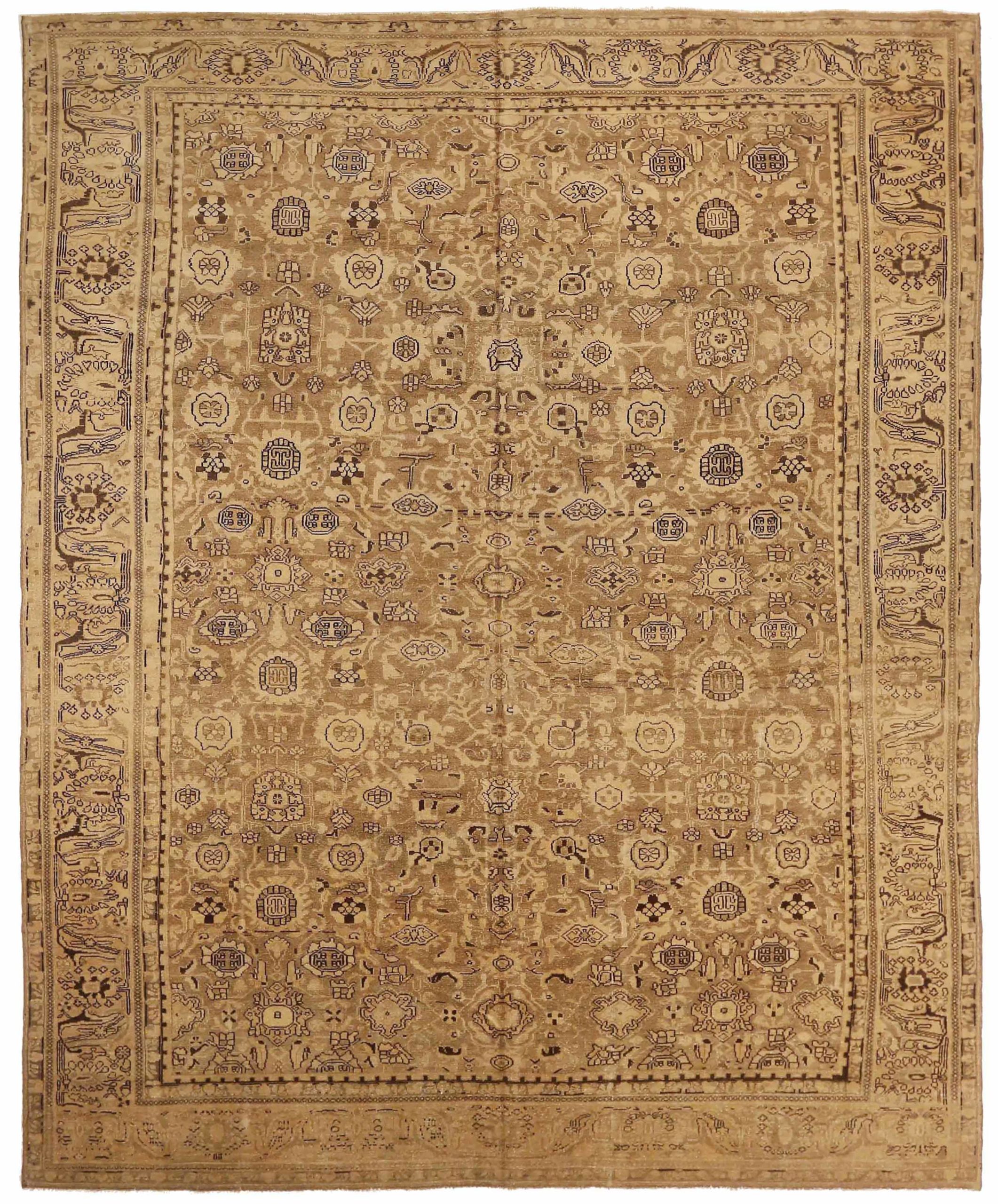 Thumbnail 3 for Antique Persian Malayer Transitional Rug 73283
