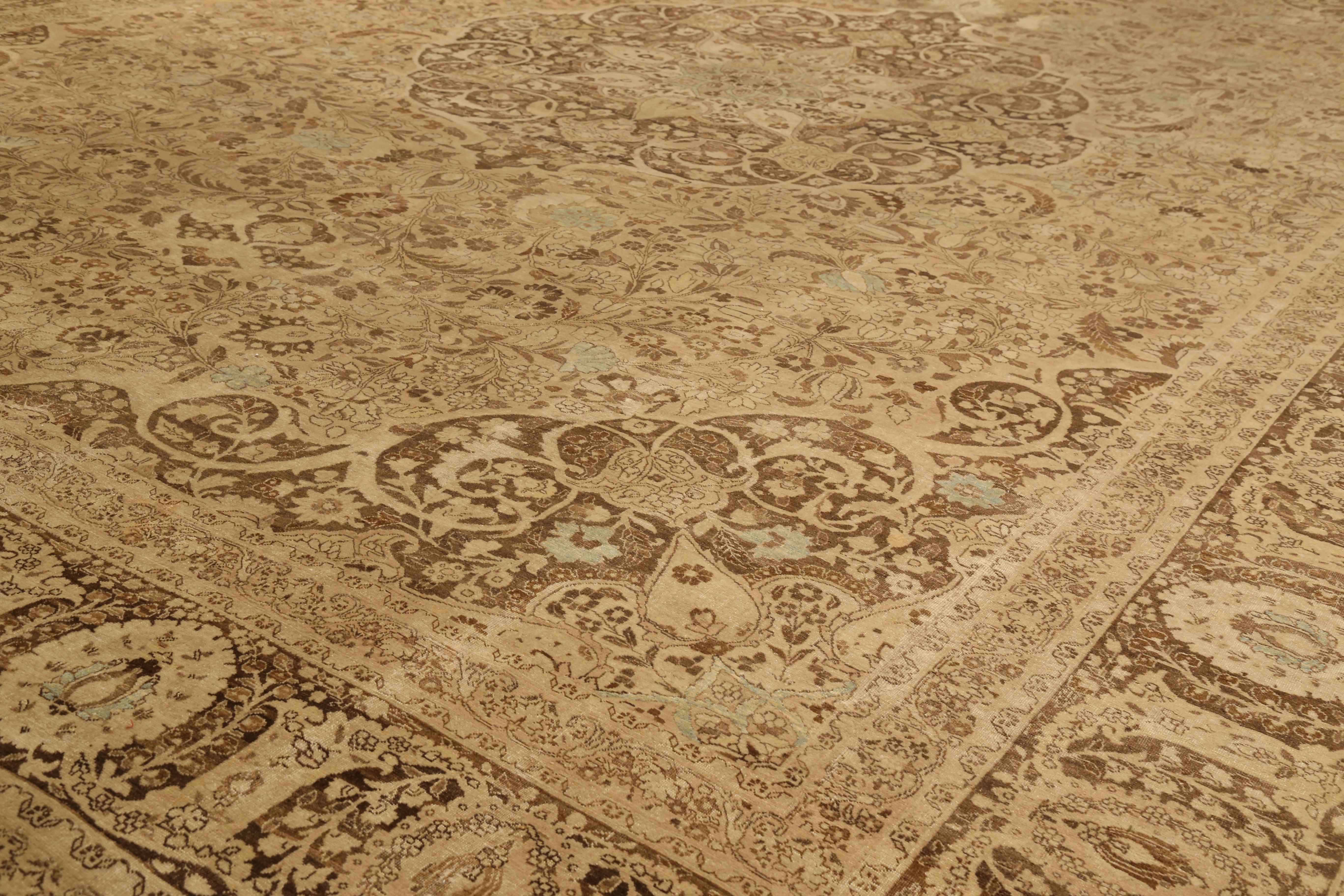 Thumbnail 5 for Antique Persian Tabriz Transitional Rug 73404