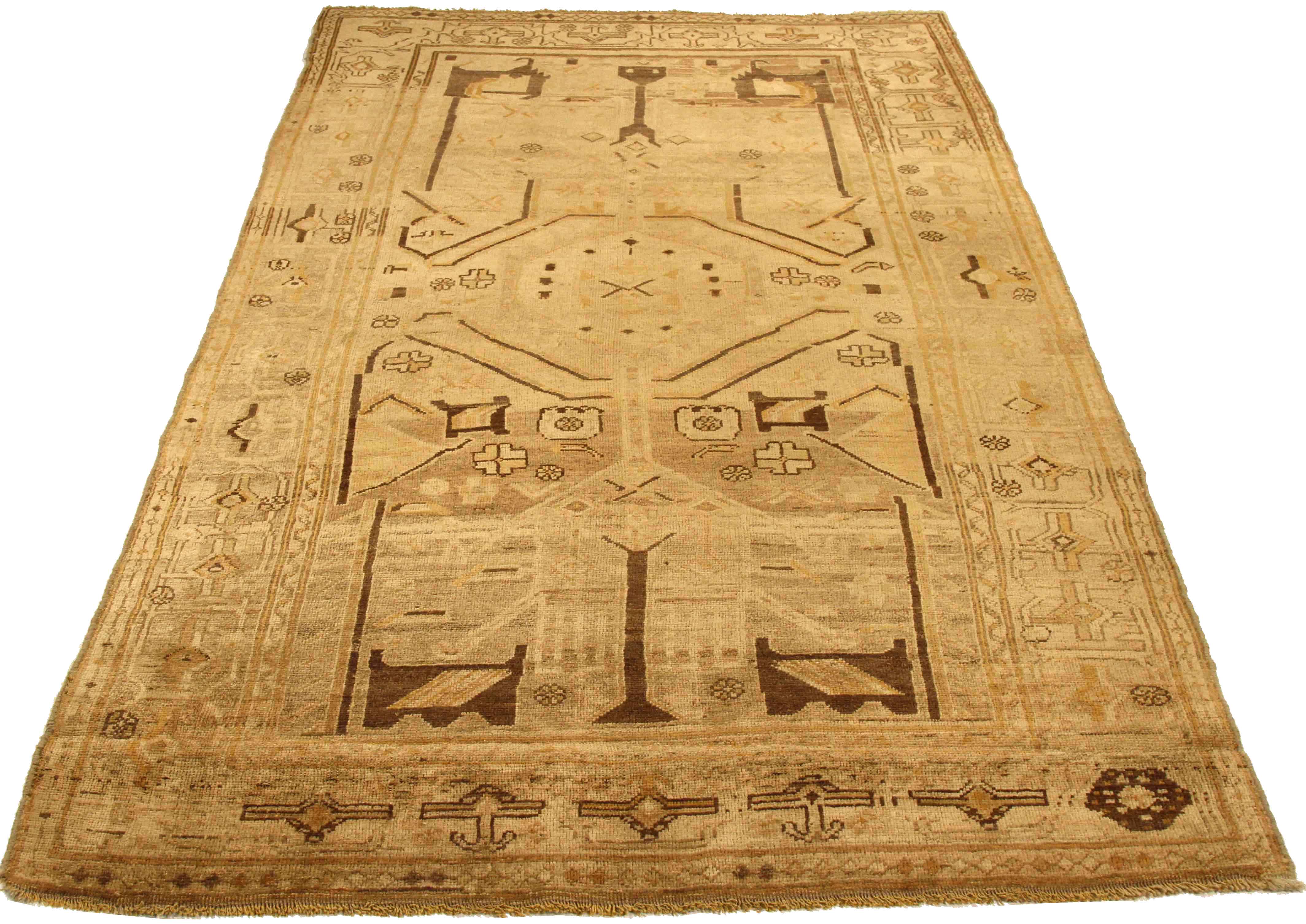 Thumbnail 6 for Antique Persian Bijar Transitional Rug 73368