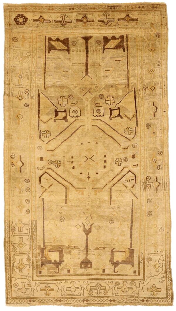 Thumbnail 13 for Antique Persian Bijar Transitional Rug 73368