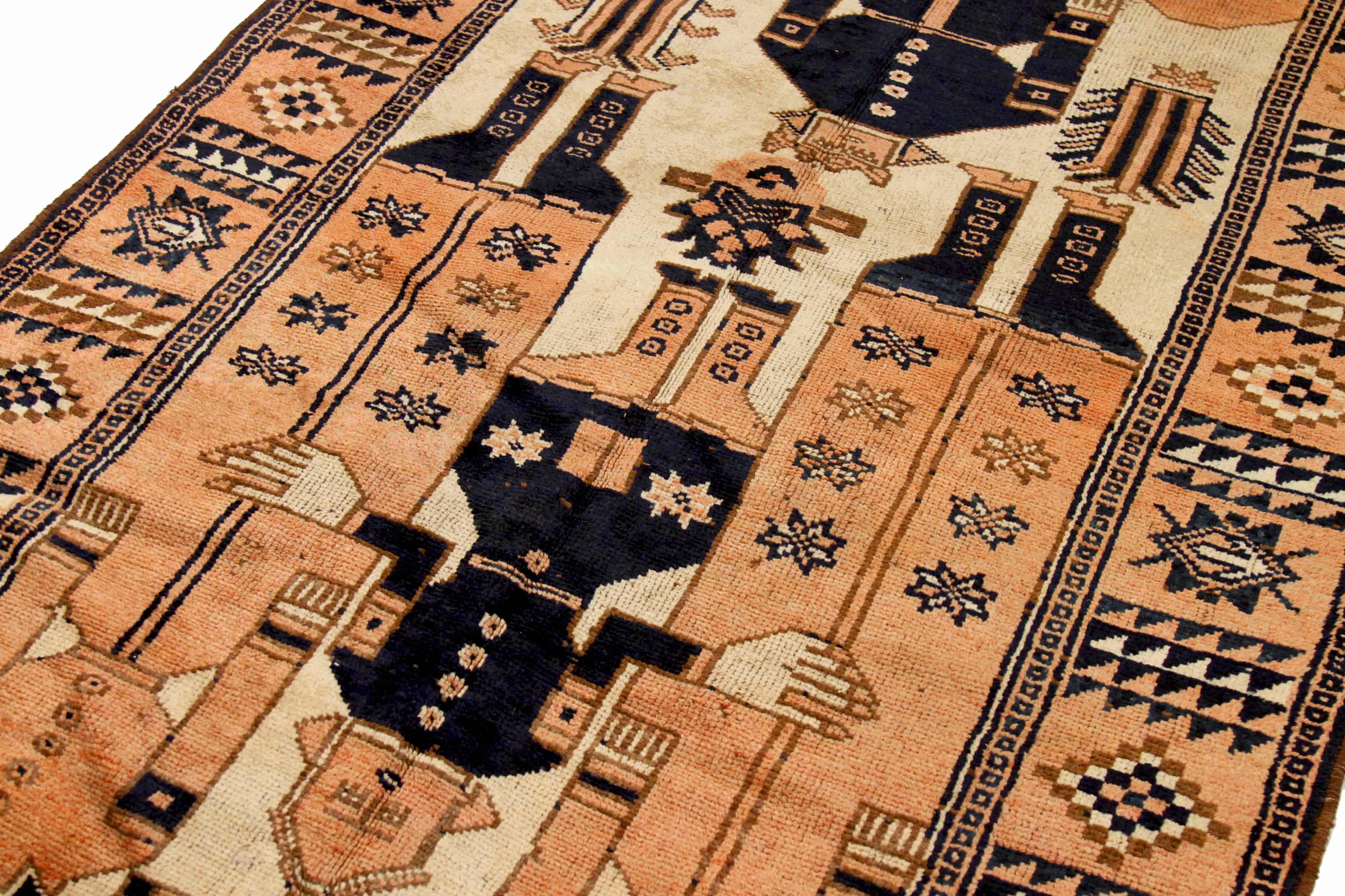 Thumbnail 2 for Antique Persian Gabbeh Traditional Rug 73369