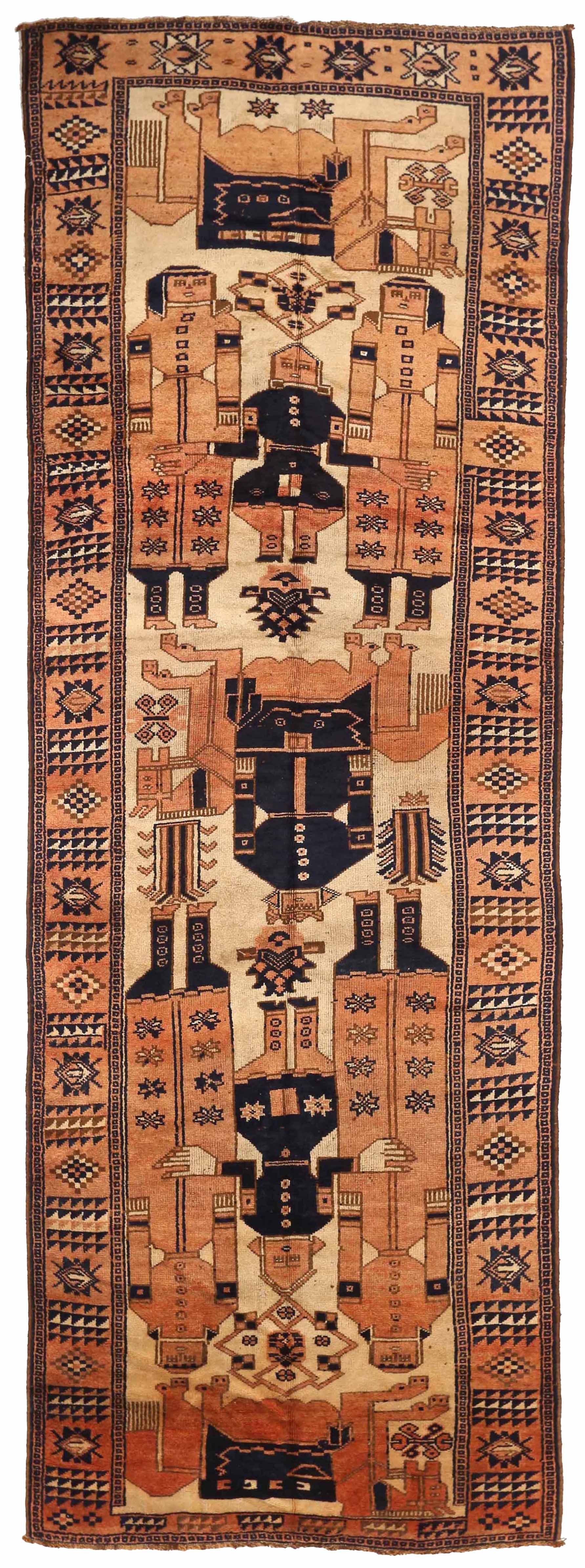 Thumbnail 5 for Antique Persian Gabbeh Traditional Rug 73369