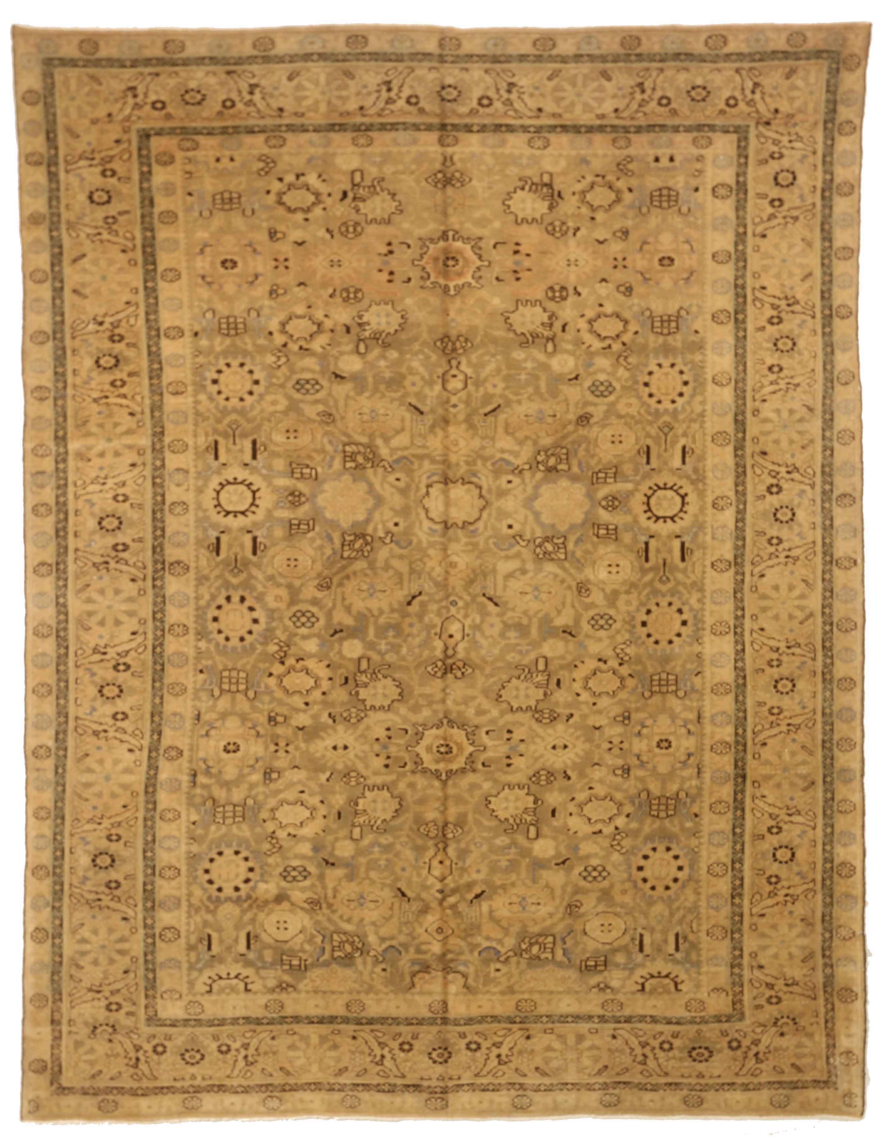 Thumbnail 4 for Antique Persian Malayer Transitional Rug 73381