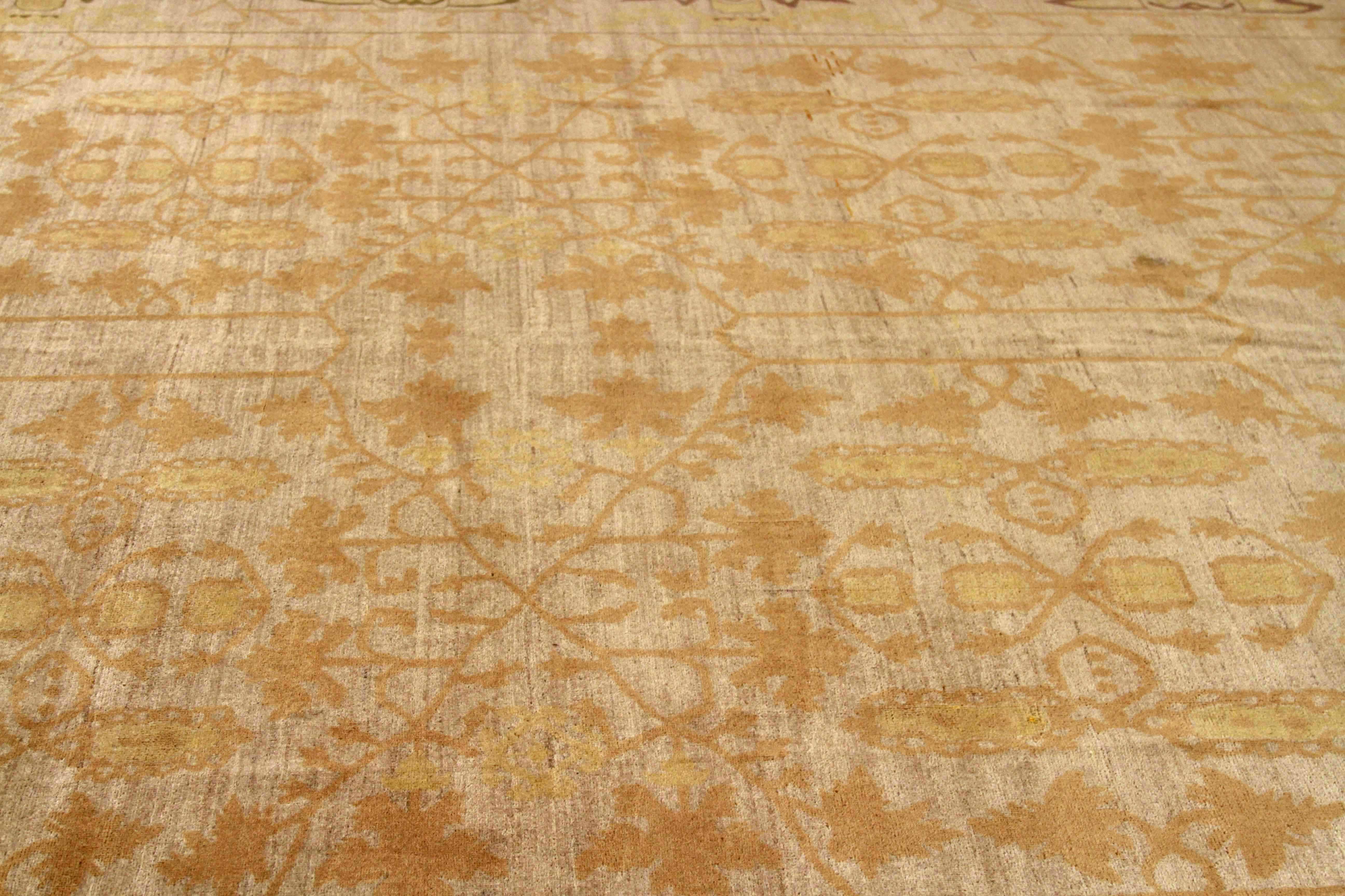 Thumbnail 4 for Antique Persian Tabriz Transitional Rug 73358