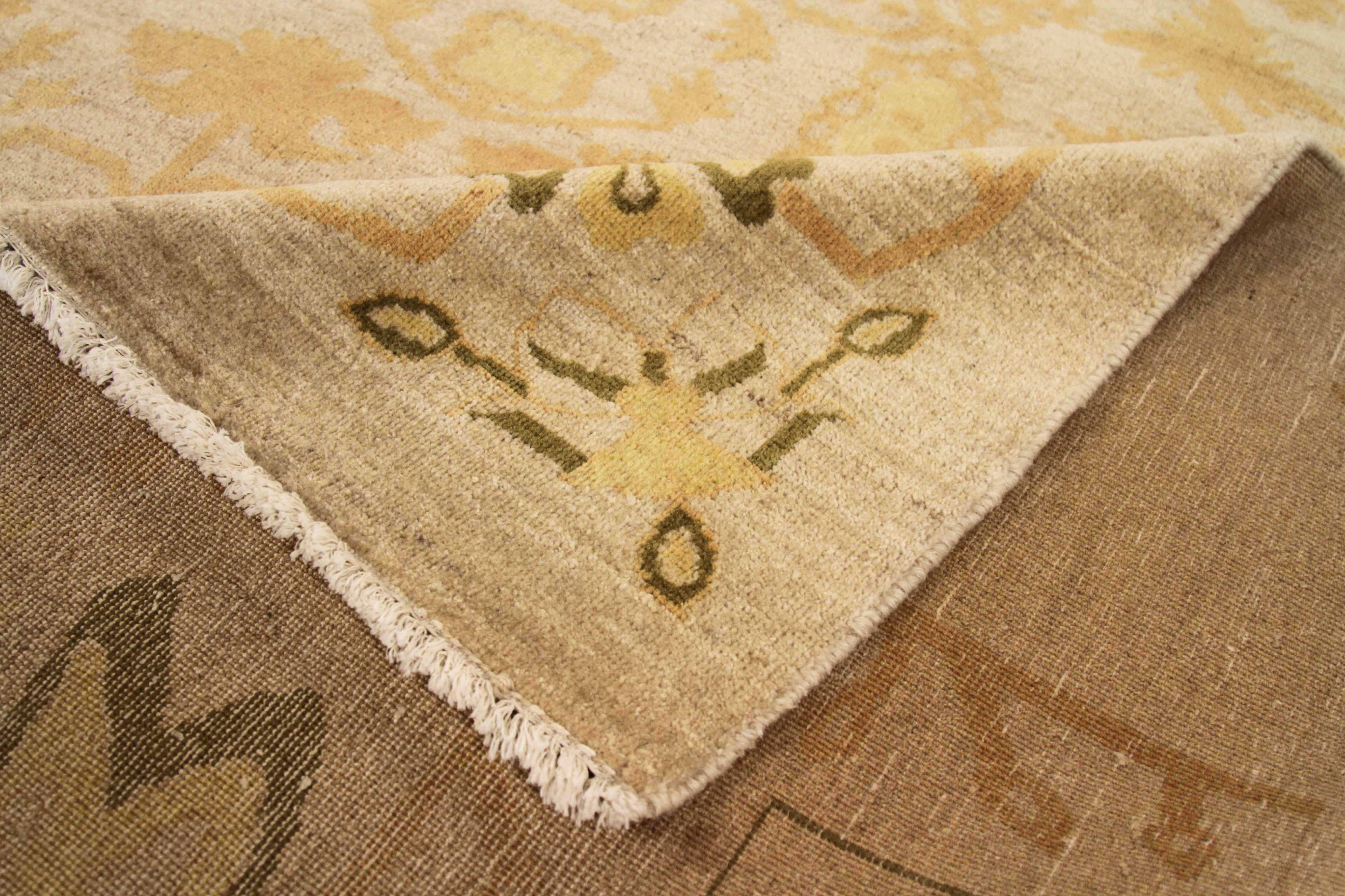 Thumbnail 3 for Antique Persian Tabriz Transitional Rug 73358