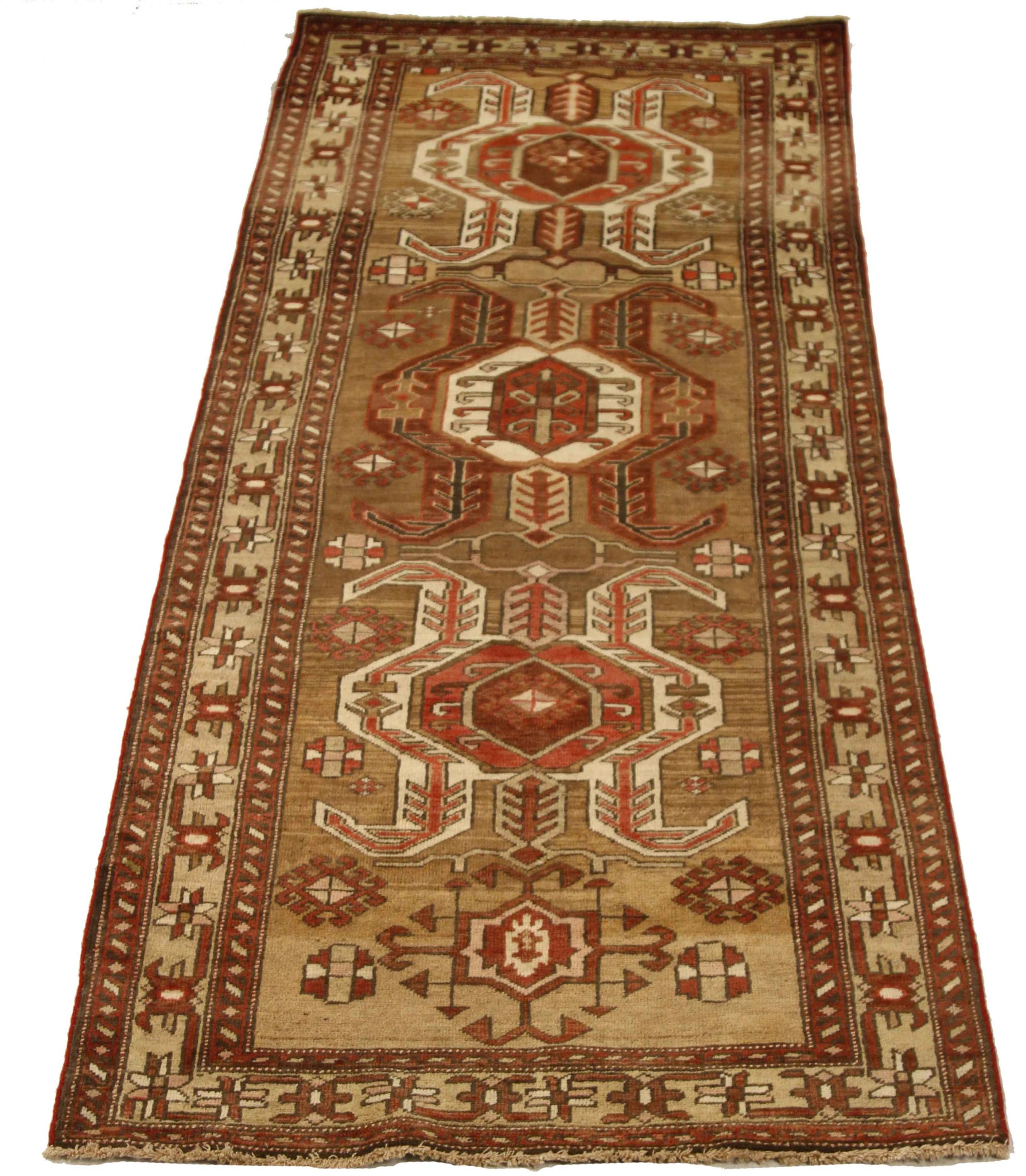 Thumbnail 3 for Antique Persian Azarbaijan Traditional Rug 73547