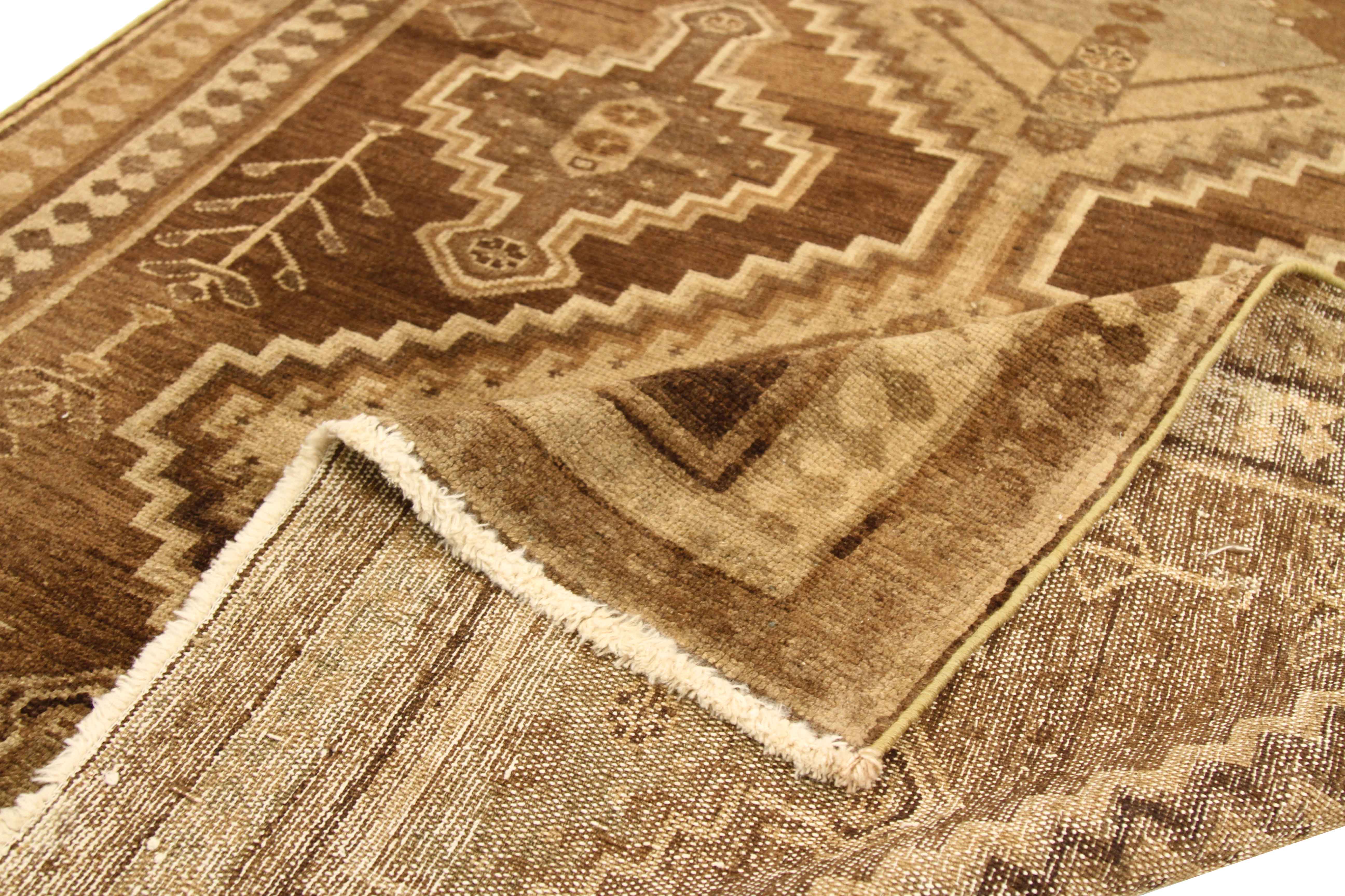 Thumbnail 2 for Antique Persian Varamin Transitional Rug 73511