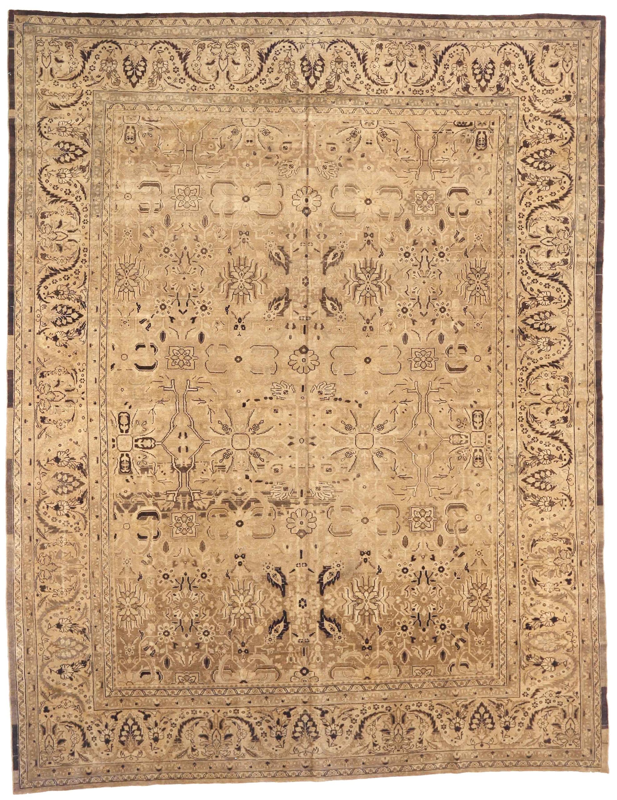 Thumbnail 3 for Antique Persian Malayer Transitional Rug 73499