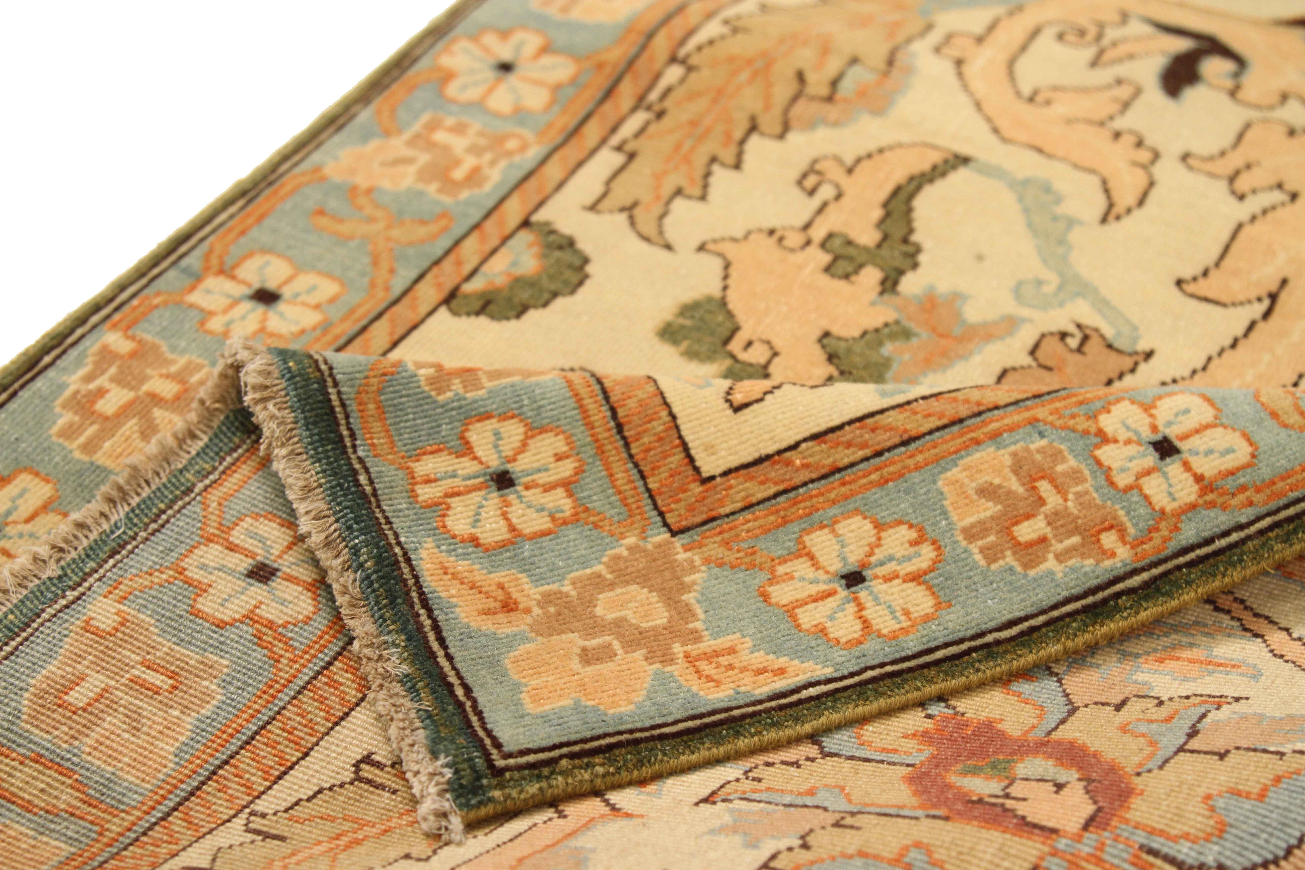 Thumbnail 2 for Turkey Tabriz Transitional Rug 13830