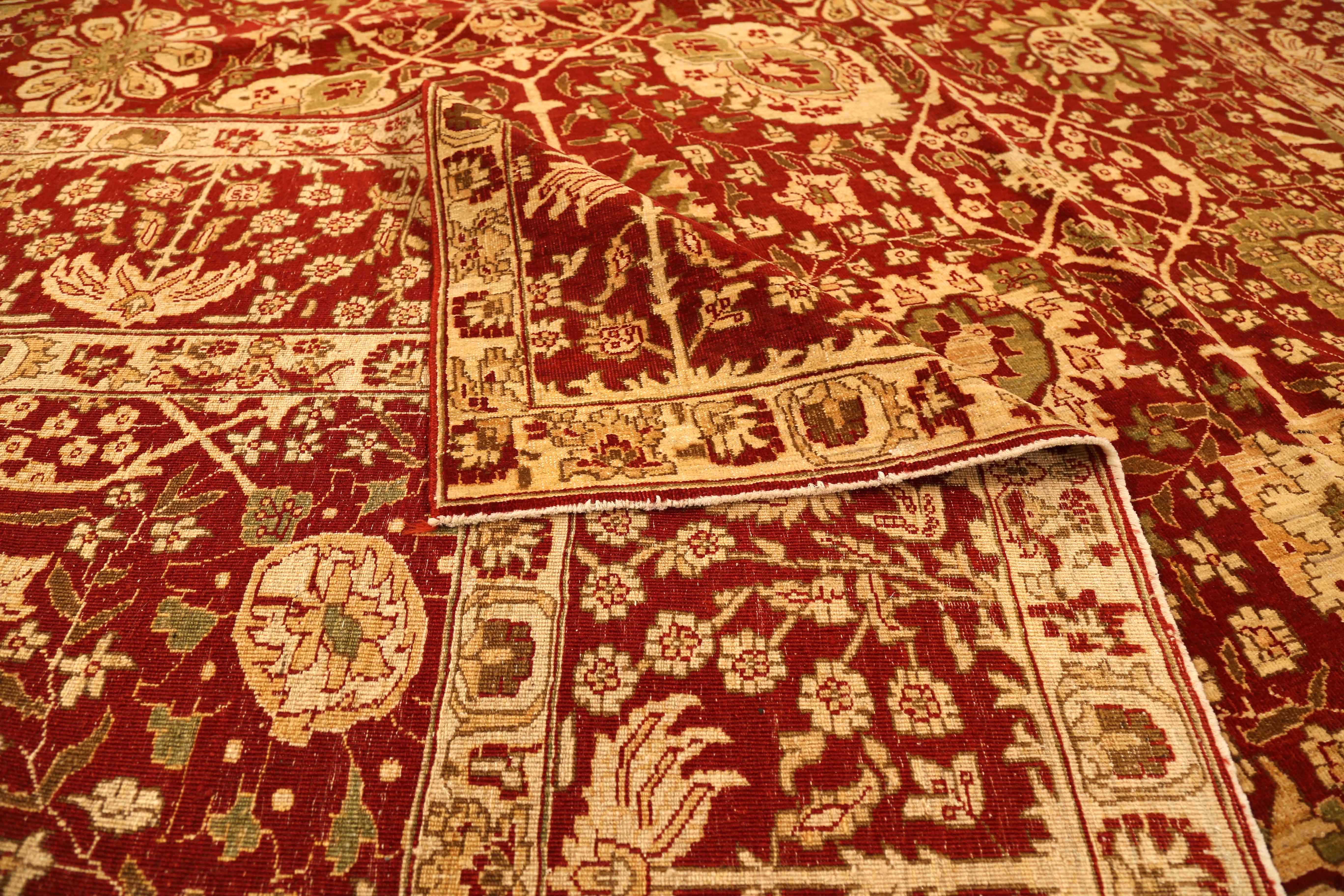Thumbnail 4 for Turkey Tabriz Traditional Rug 13835