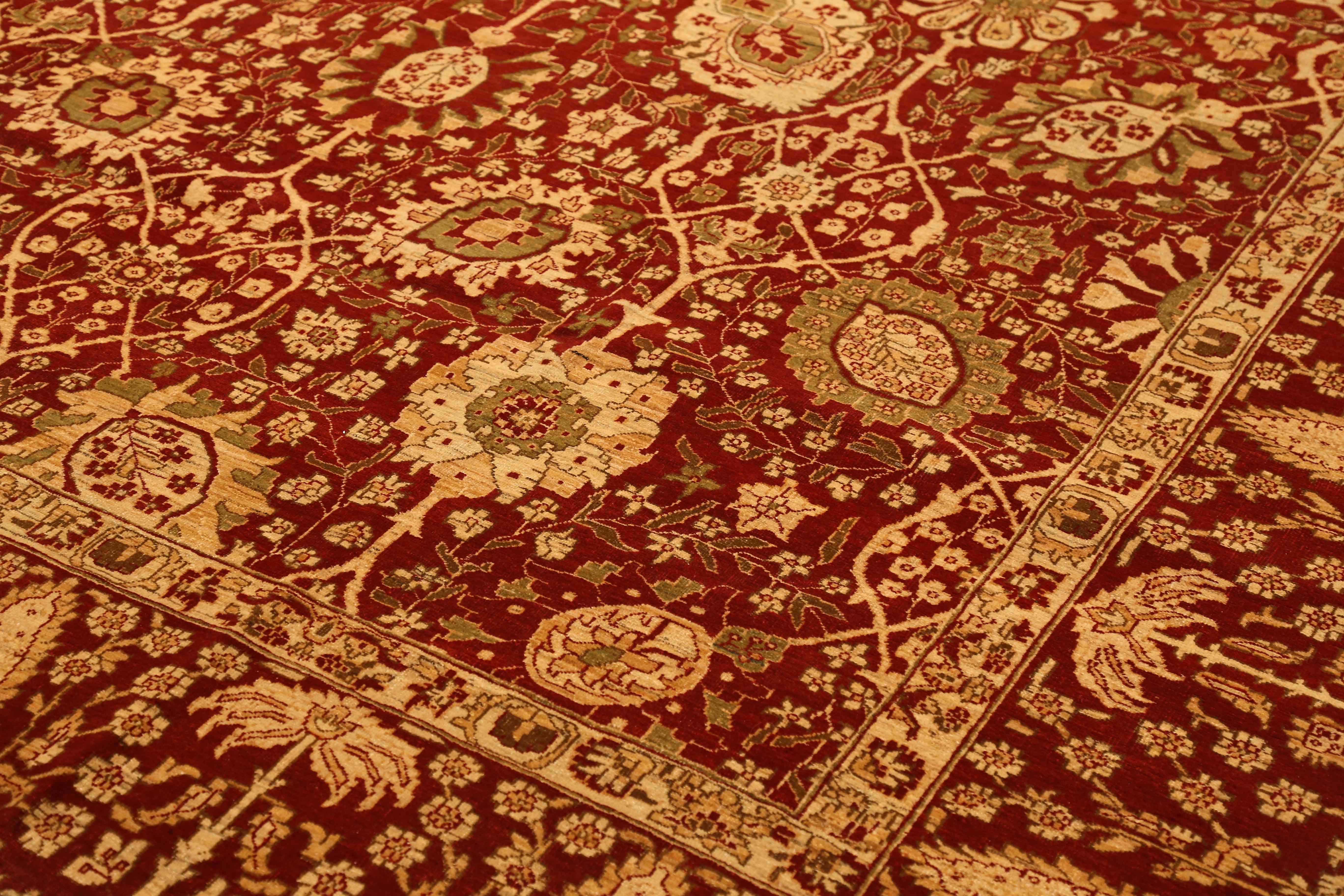 Thumbnail 8 for Turkey Tabriz Traditional Rug 13835