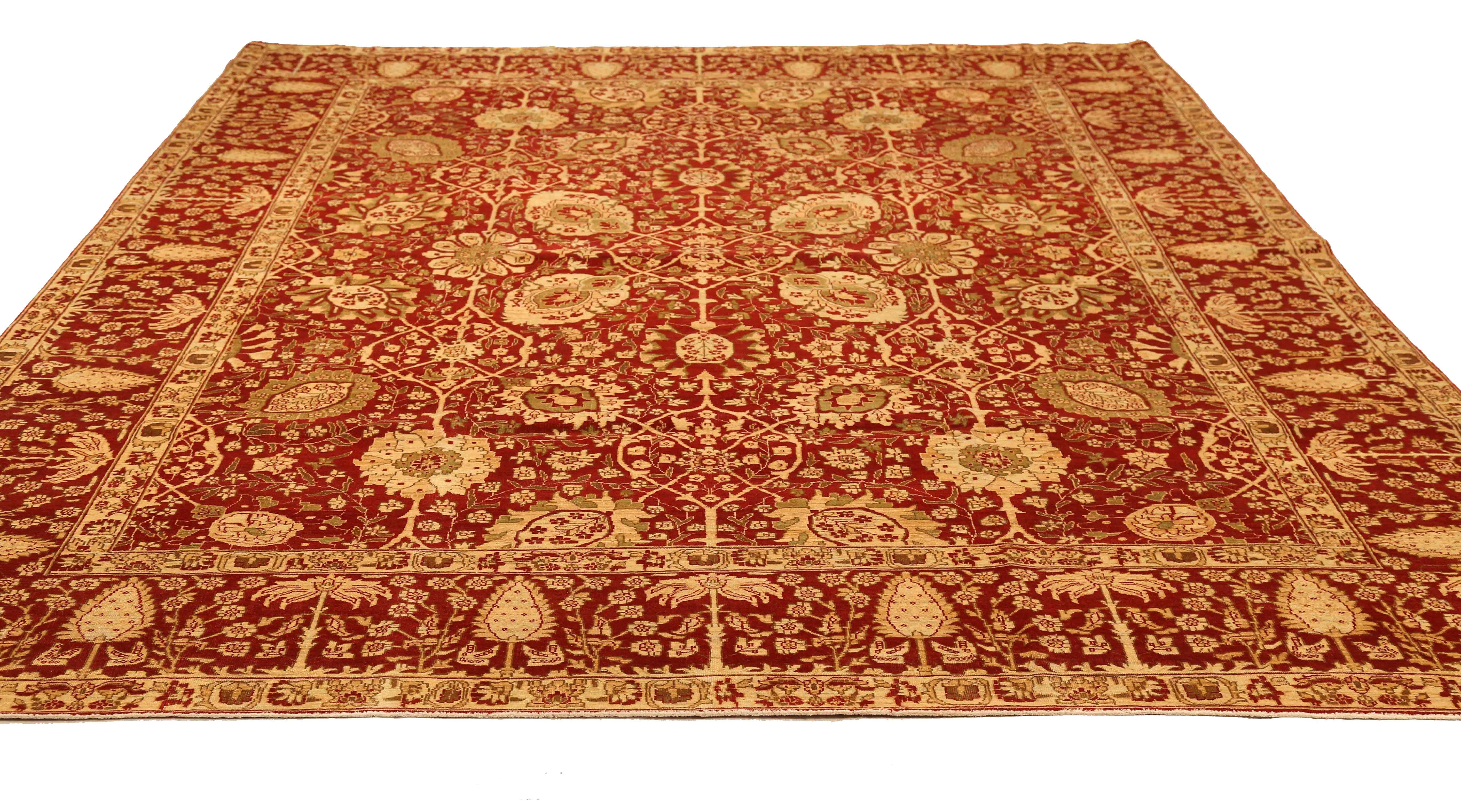 Thumbnail 9 for Turkey Tabriz Traditional Rug 13835