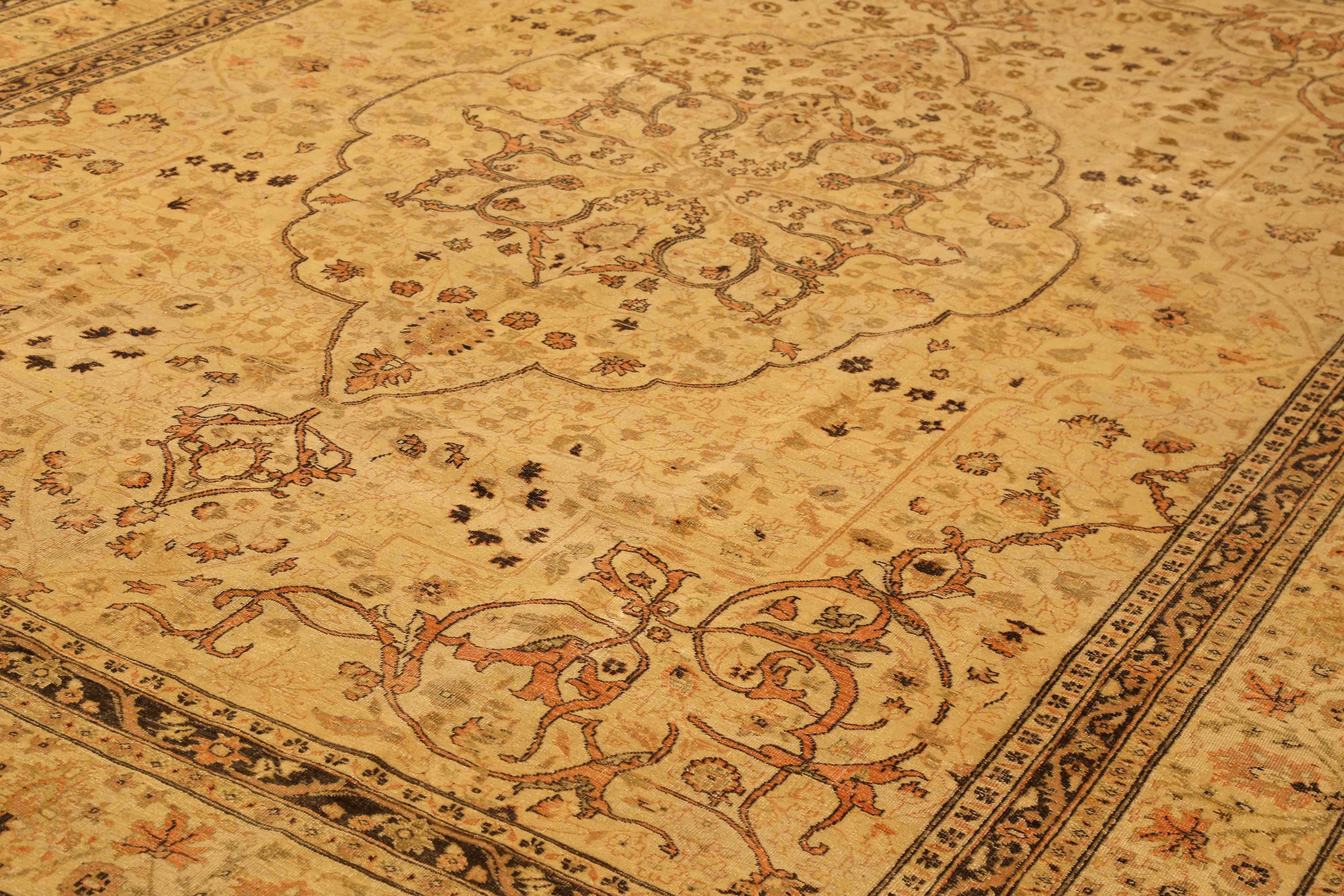 Thumbnail 6 for Turkey Tabriz Transitional Rug 13840
