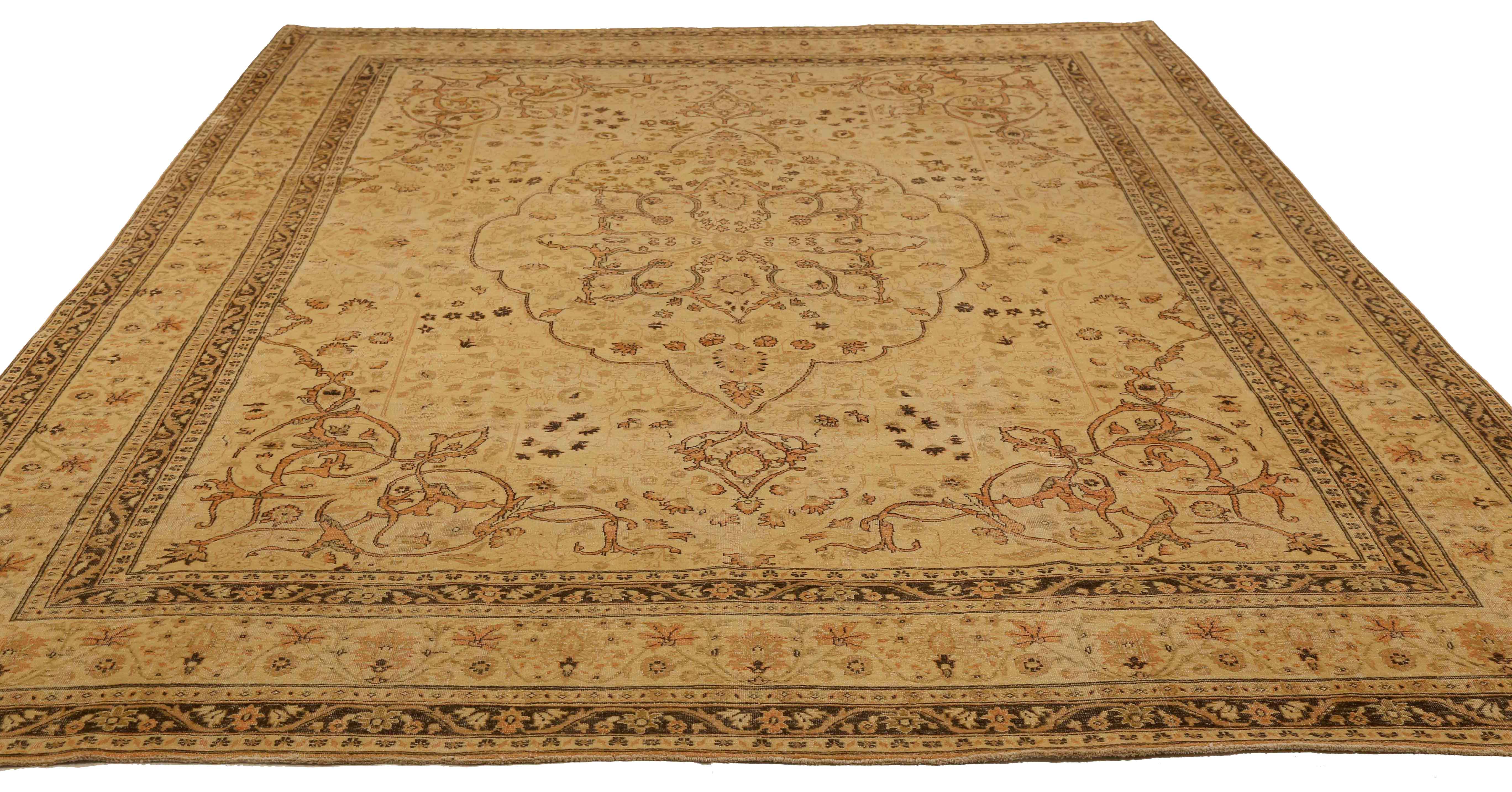 Thumbnail 8 for Turkey Tabriz Transitional Rug 13840