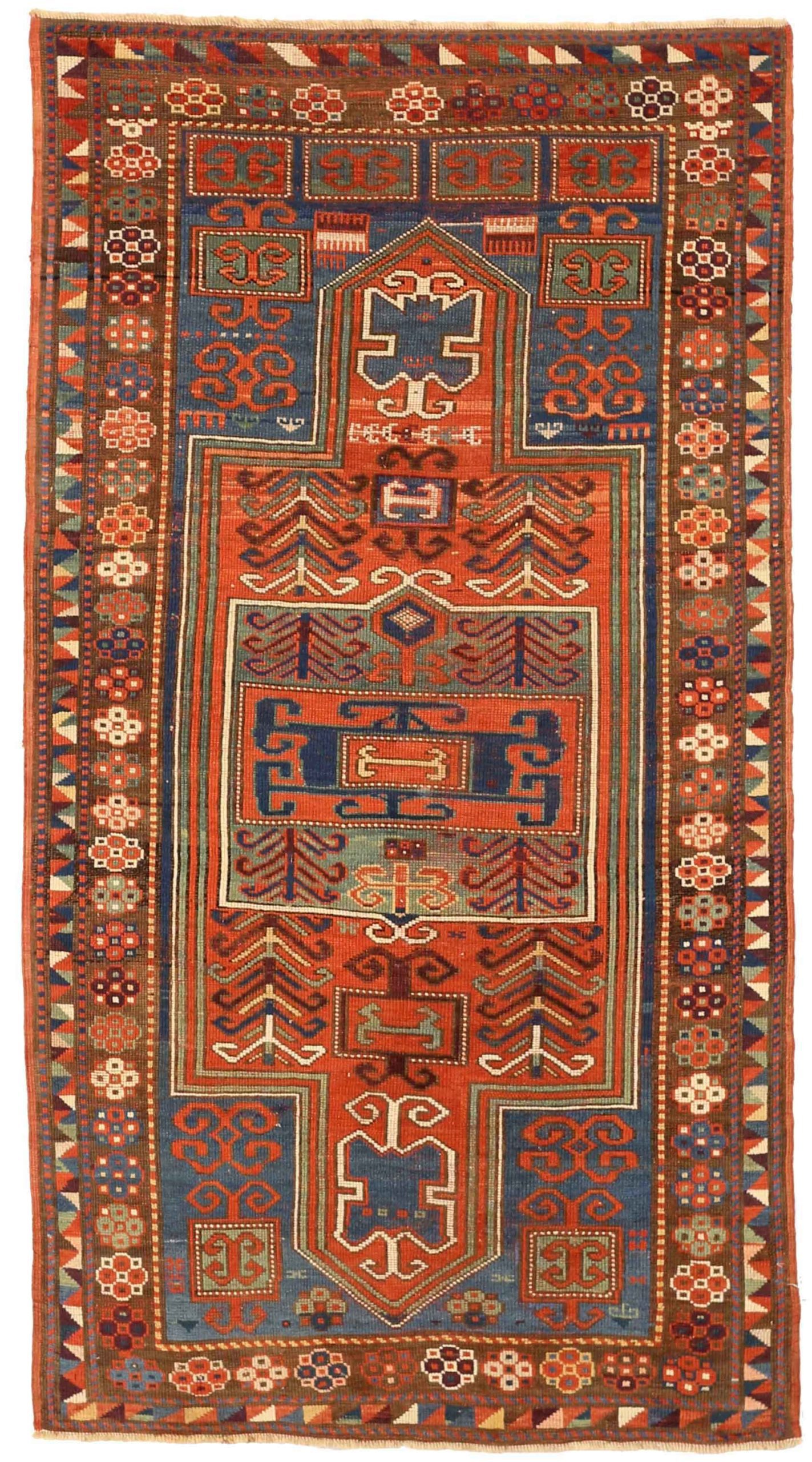 Thumbnail 4 for Antique Russia Kazakhstan Traditional Rug 73470