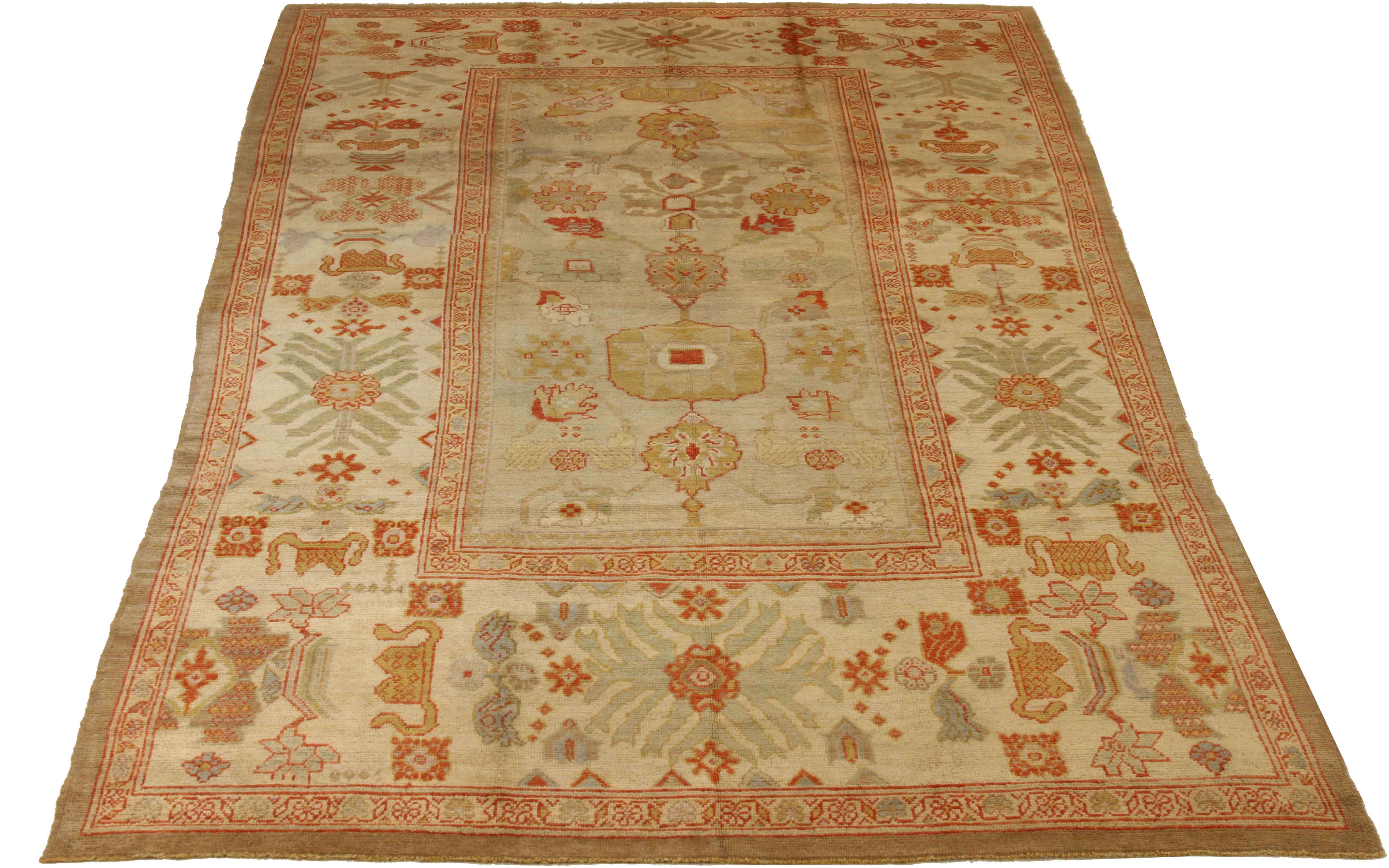Thumbnail 14 for Persian Oushak Transitional Rug 13868