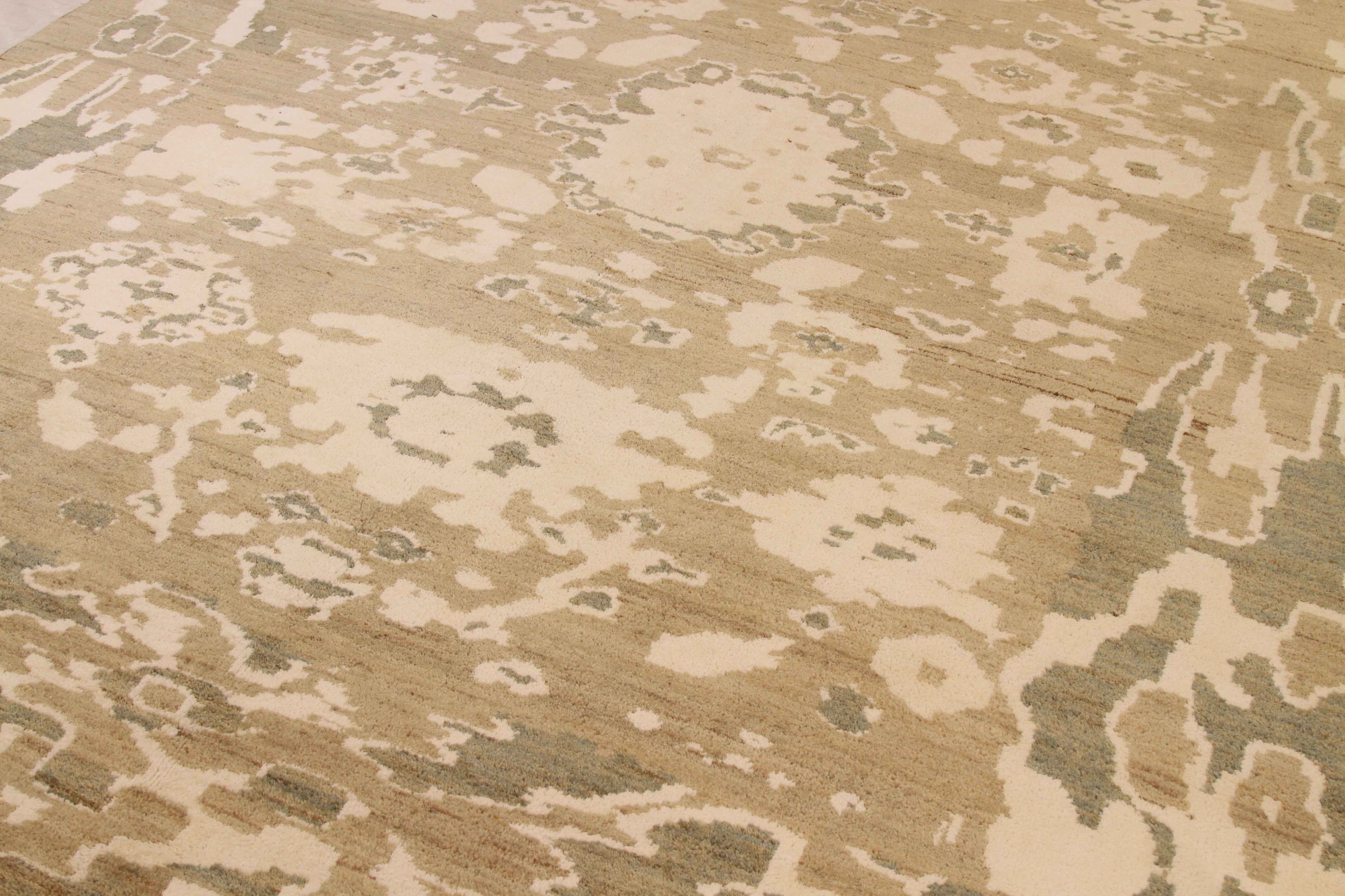 Thumbnail 7 for Persian Oushak Transitional Rug 13940