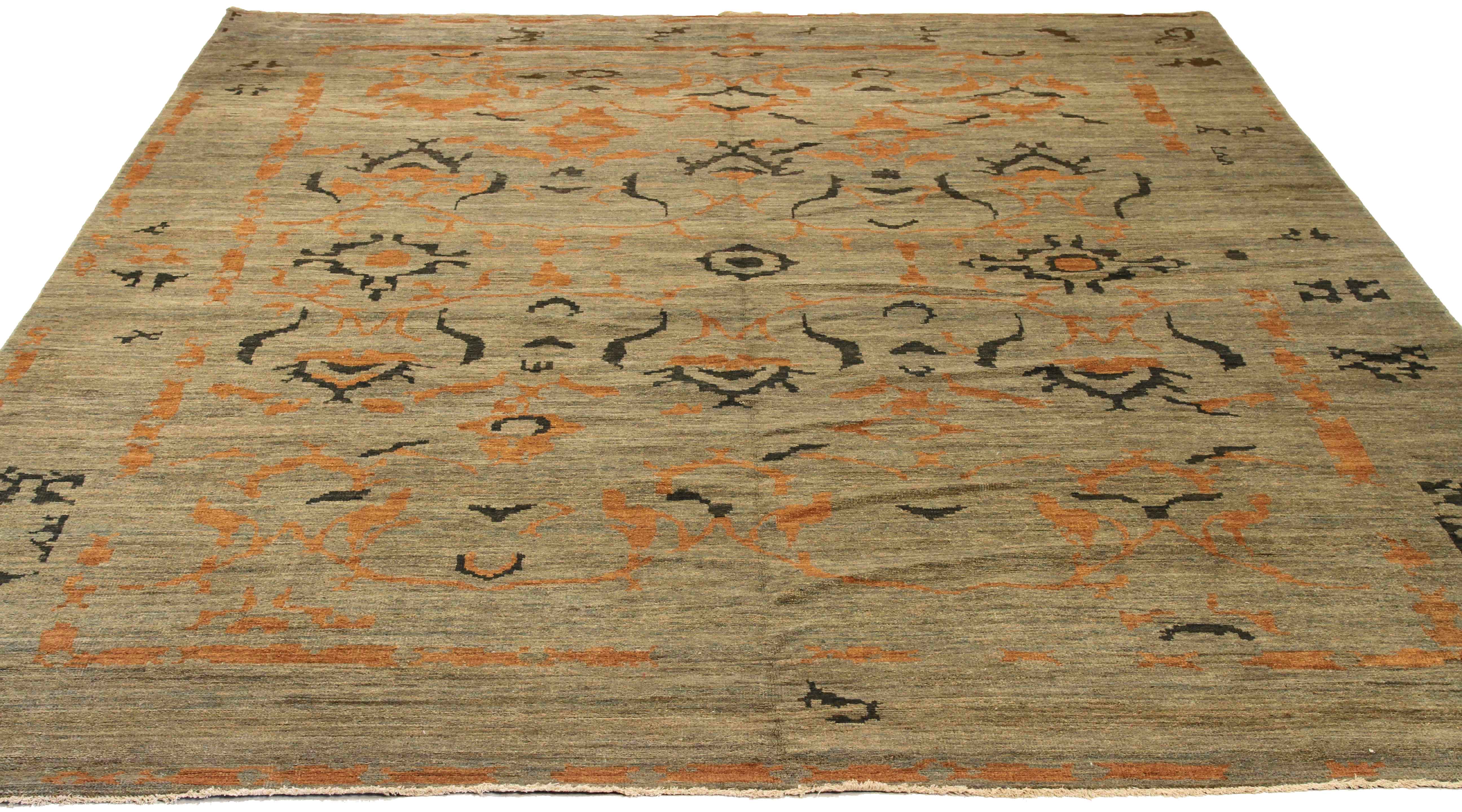Thumbnail 9 for Turkey Sultanabad Transitional Rug 13973