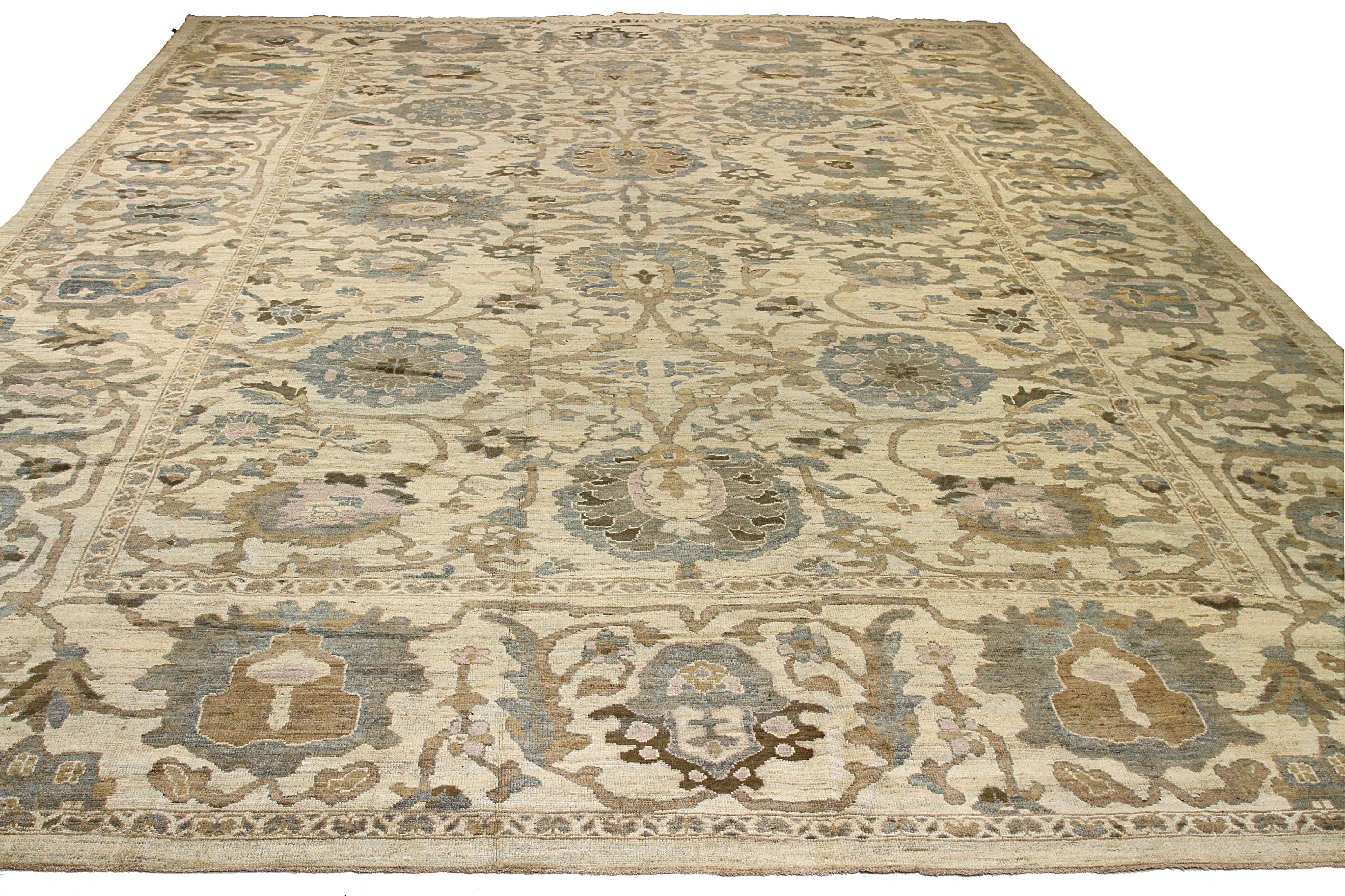 Thumbnail 11 for Turkey Sultanabad Transitional Rug 14007