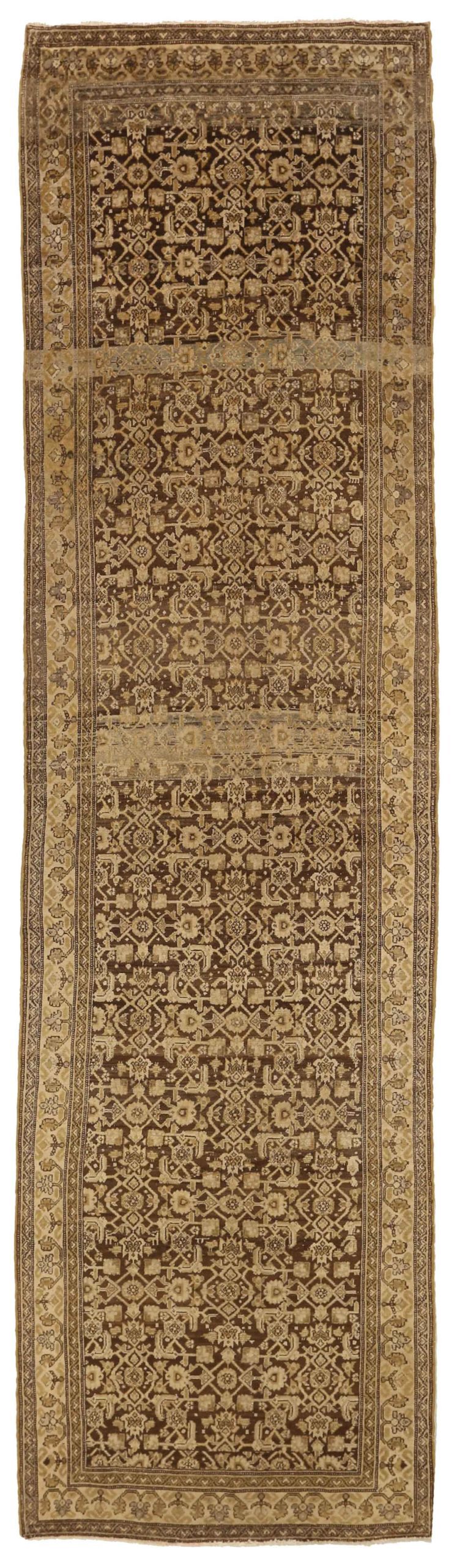 Thumbnail 13 for Antique Persian Malayer Transitional Rug 14036