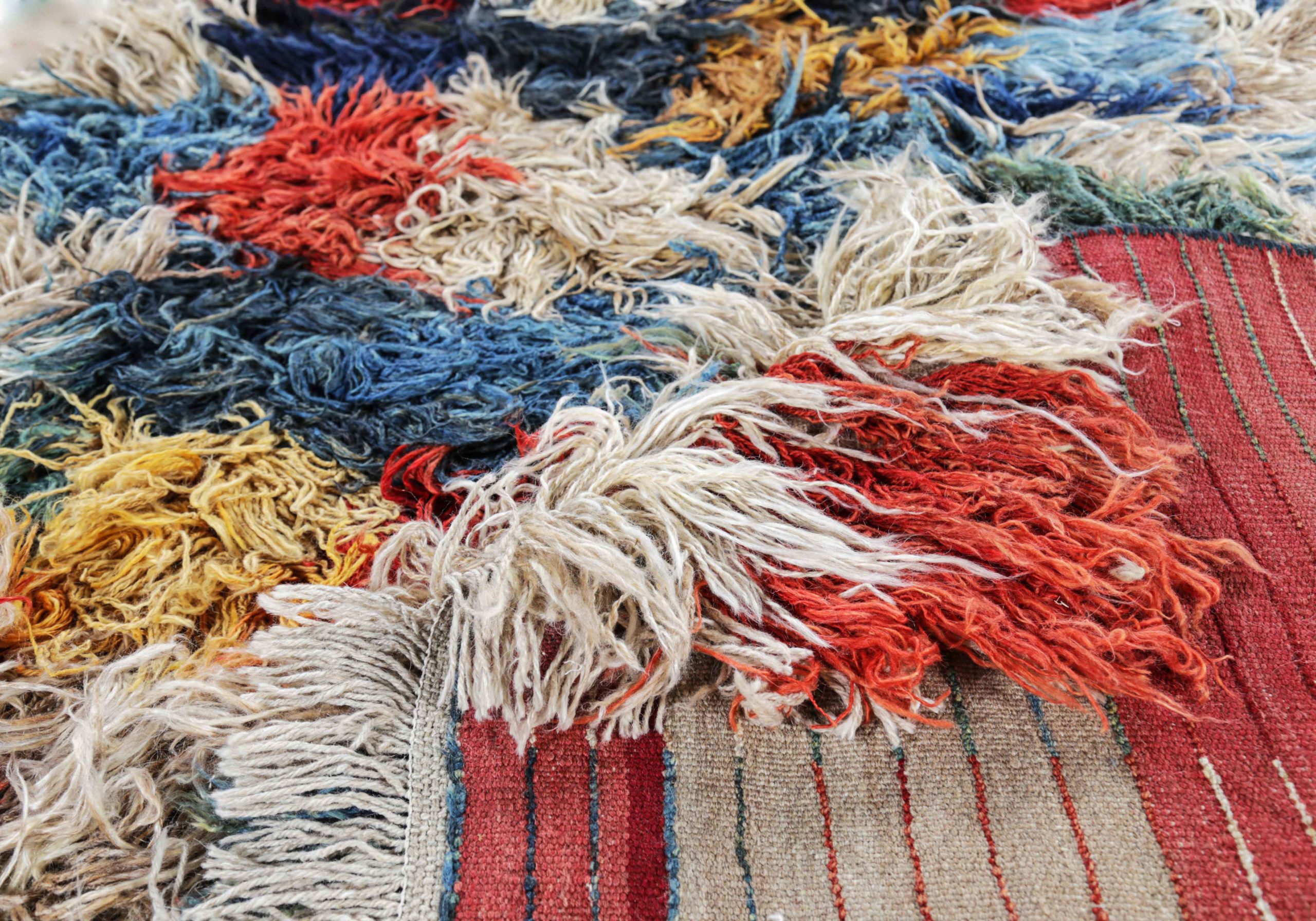 Thumbnail 6 for Antique Persian Gabbeh Tribal Rug 91260