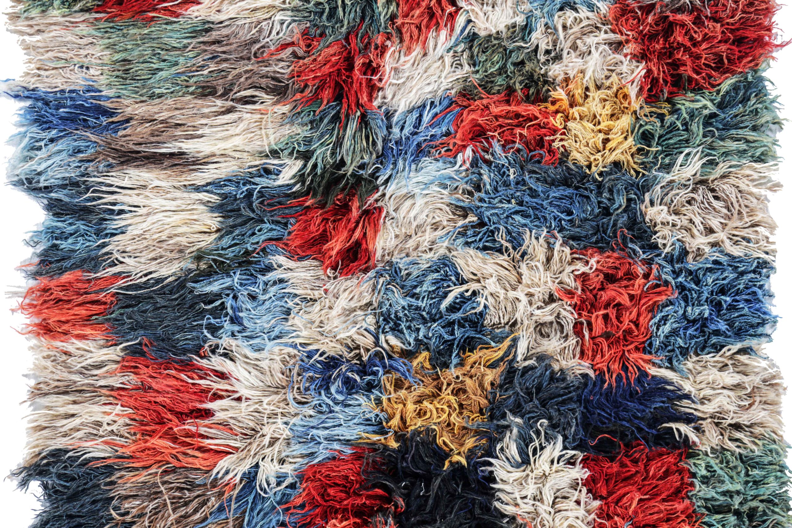 Thumbnail 3 for Antique Persian Gabbeh Tribal Rug 91260