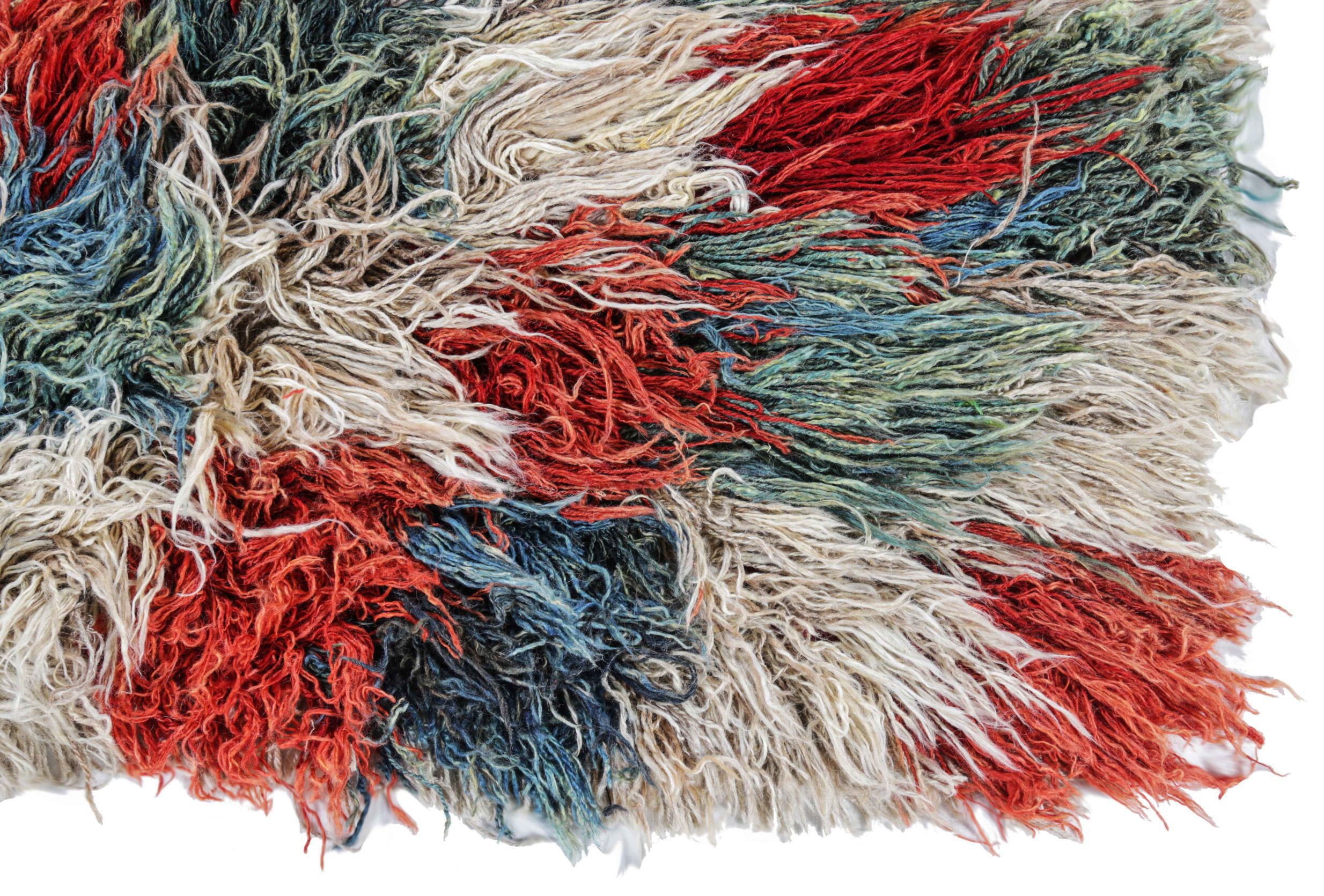 Thumbnail 8 for Antique Persian Gabbeh Tribal Rug 91260