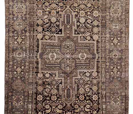 Thumbnail 12 for Antique Persian Azarbaijan Traditional Rug 91324