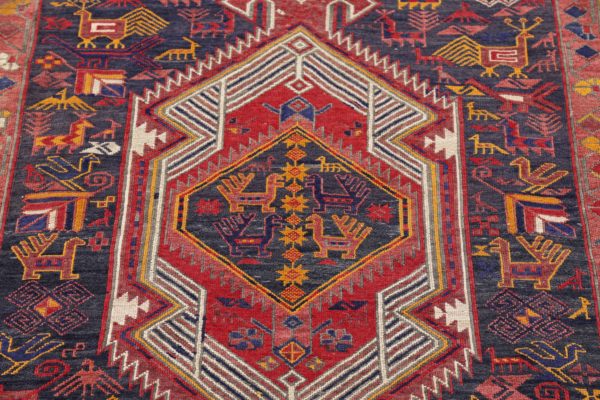 Thumbnail 6 for Antique Persian Azarbaijan Traditional Rug 91428