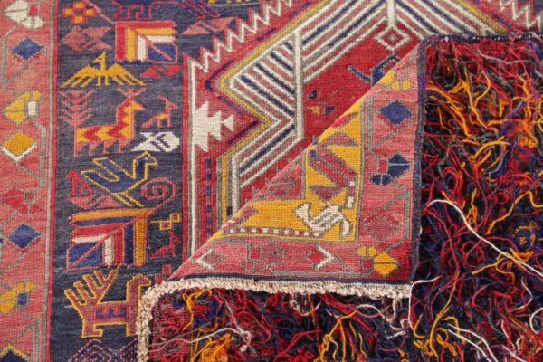 Thumbnail 5 for Antique Persian Azarbaijan Traditional Rug 91428