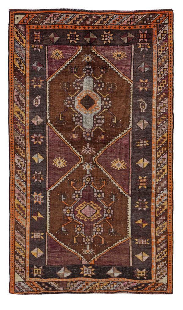 Thumbnail 2 for Antique Persian Azarbaijan Traditional Rug 91432
