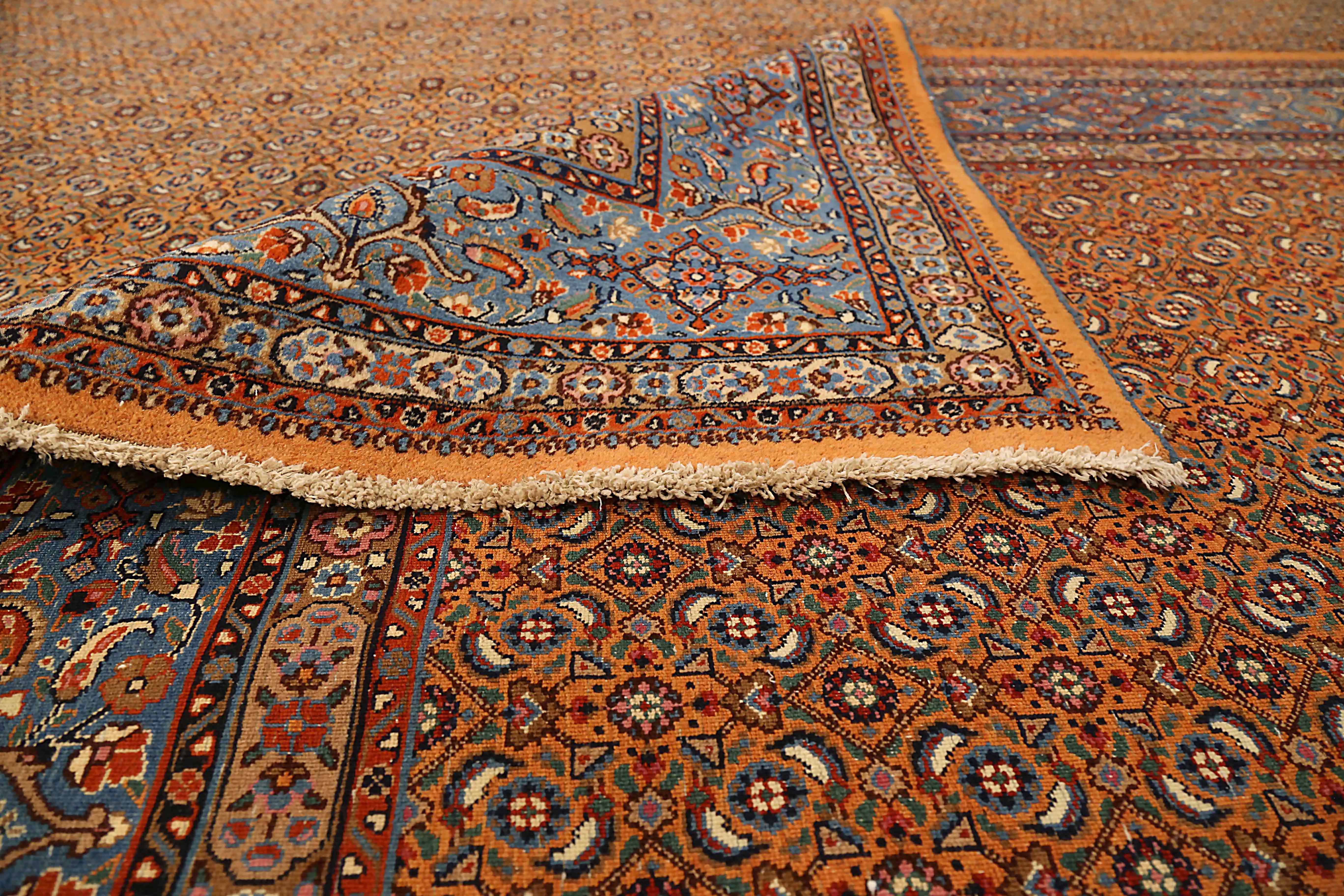 Thumbnail 5 for Antique Persian Mashad Traditional Rug 73539