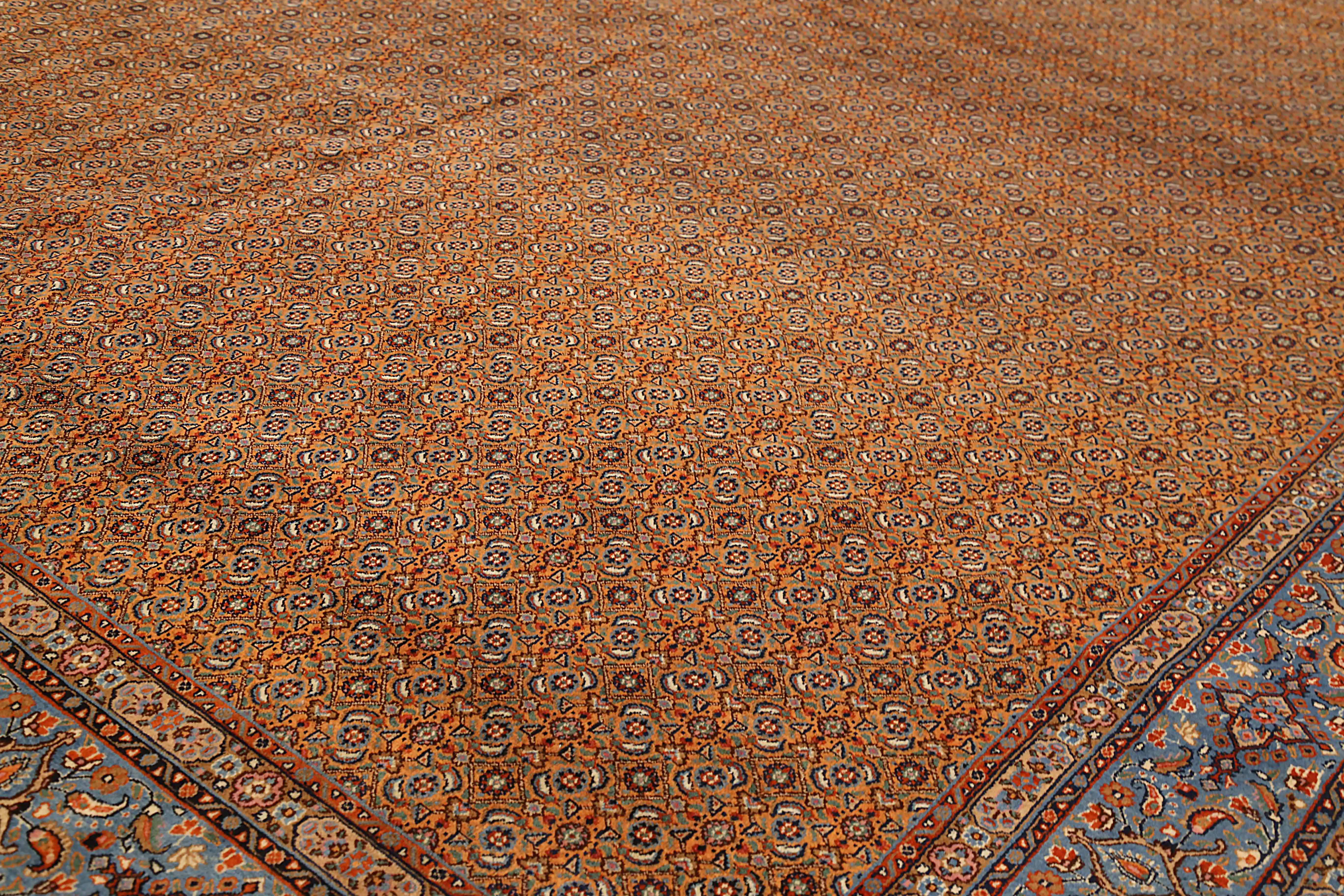 Thumbnail 4 for Antique Persian Mashad Traditional Rug 73539