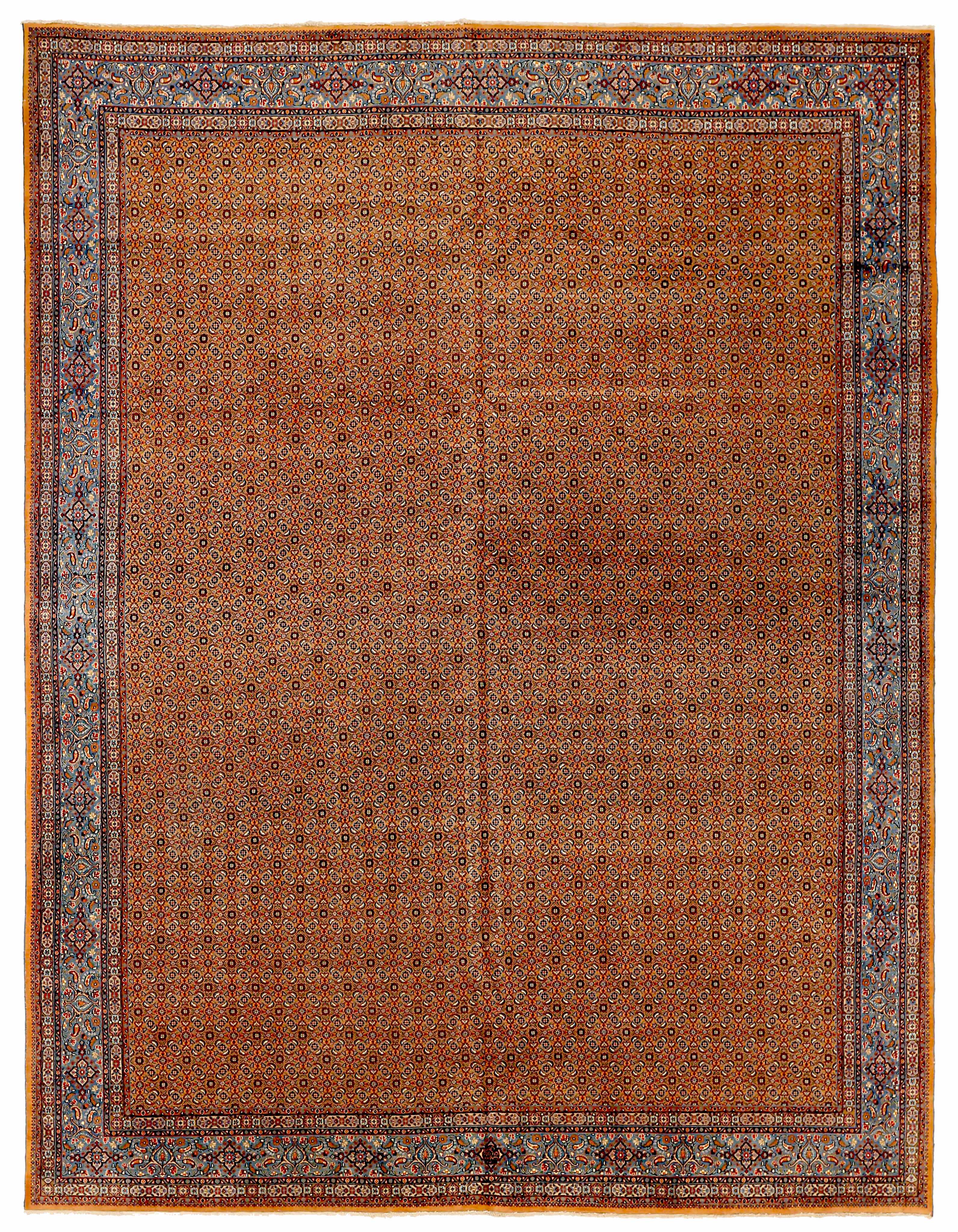 Thumbnail 2 for Antique Persian Mashad Traditional Rug 73539