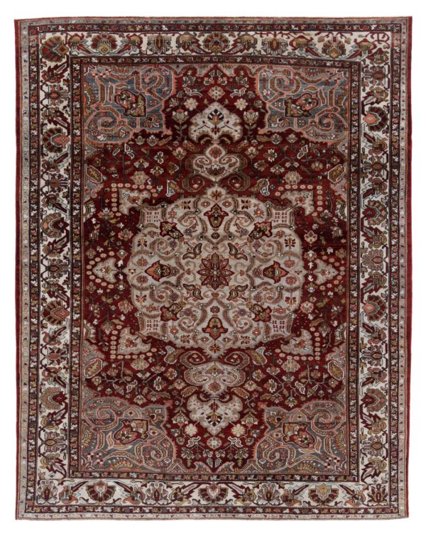 Thumbnail 2 for Antique Persian Bakhtiar Traditional Rug 91634