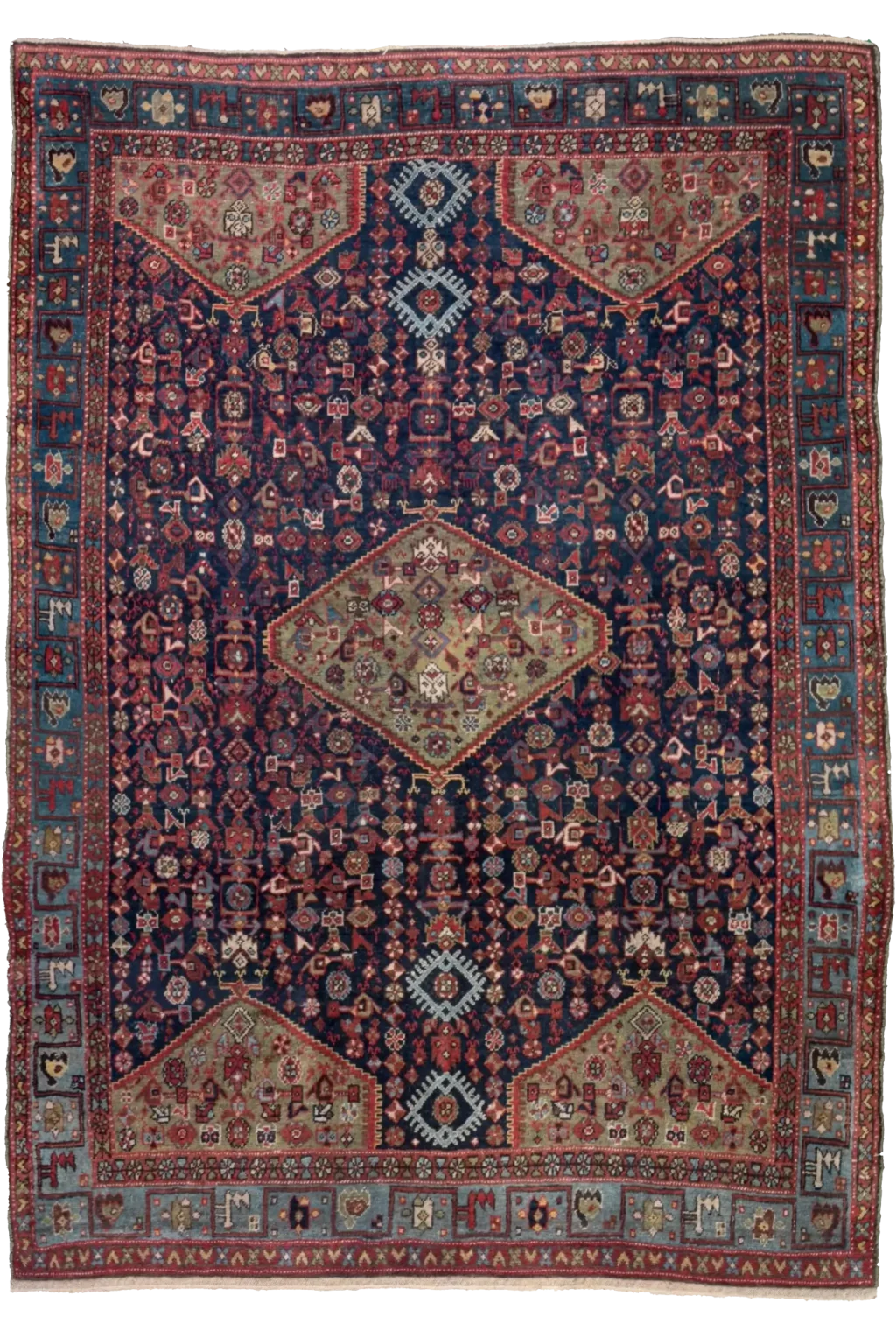 Thumbnail 13 for Persian Bijar Traditional Rug 71715