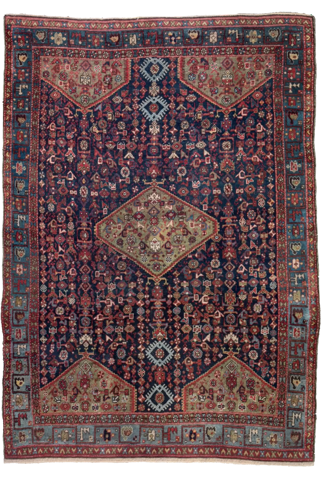 Thumbnail 11 for Persian Bijar Traditional Rug 71715
