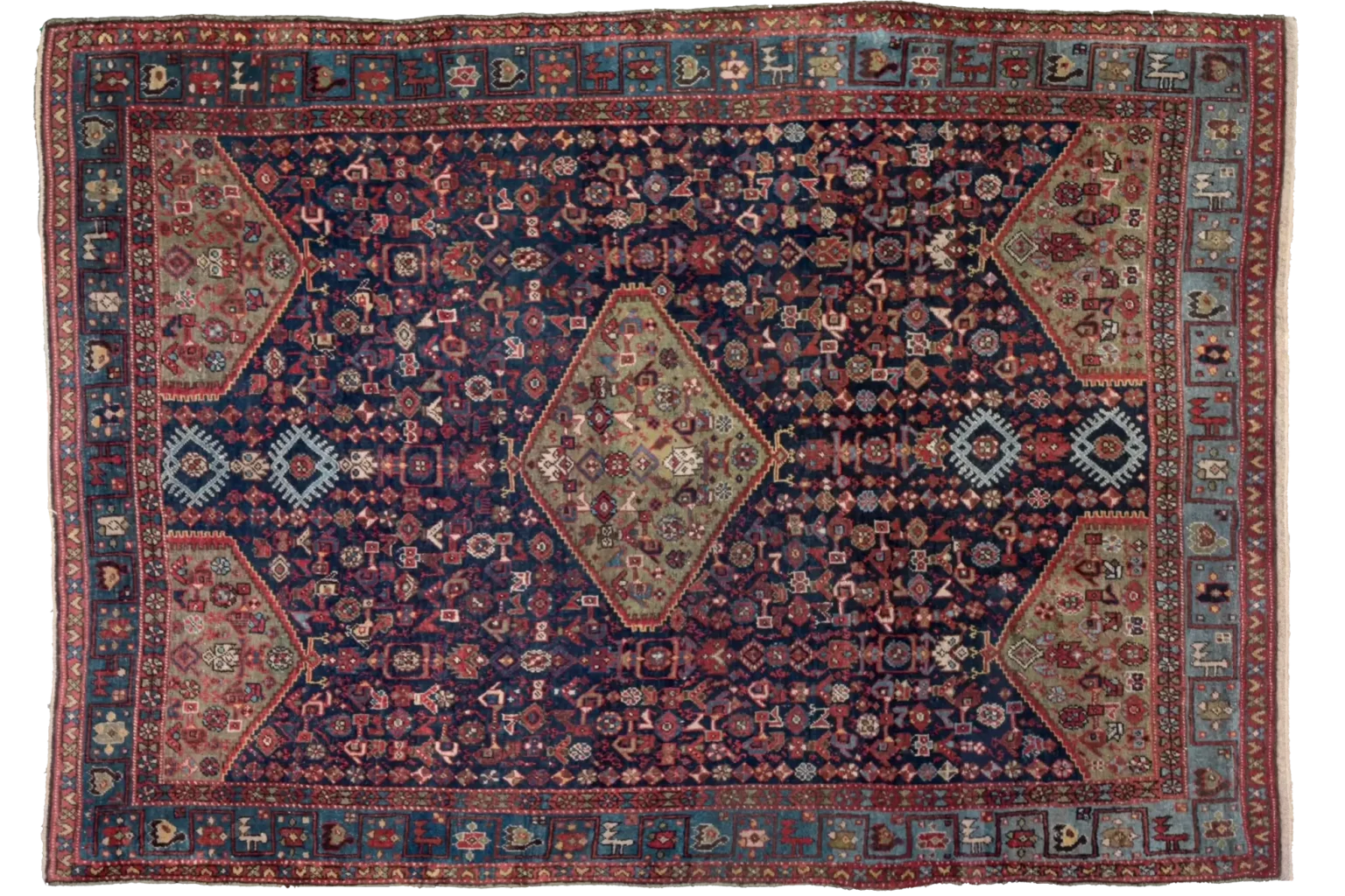 Thumbnail 14 for Persian Bijar Traditional Rug 71715