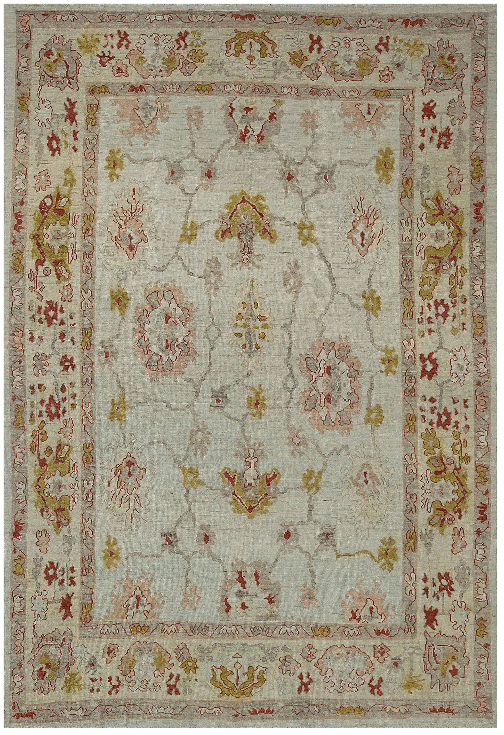 Thumbnail 6 for Turkey Oushak Tribal Rug 88247