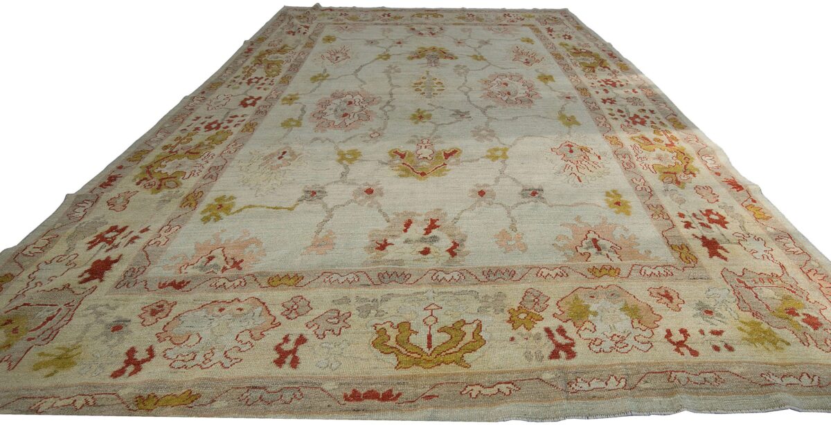 Thumbnail 12 for Turkey Oushak Tribal Rug 88247