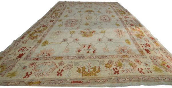 Thumbnail 15 for Turkey Oushak Tribal Rug 88247